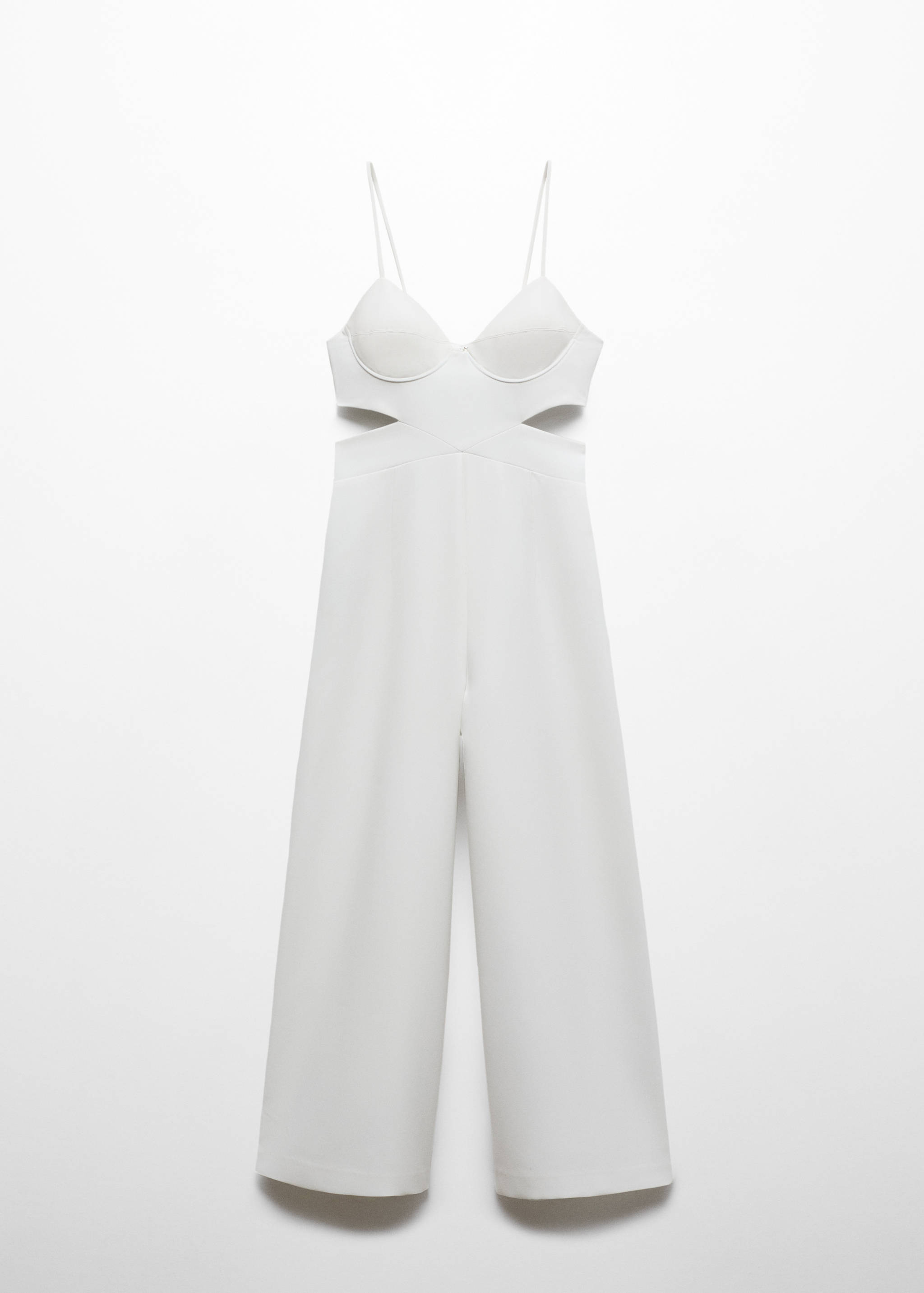 Jumpsuit with straps and side slits - Article without model