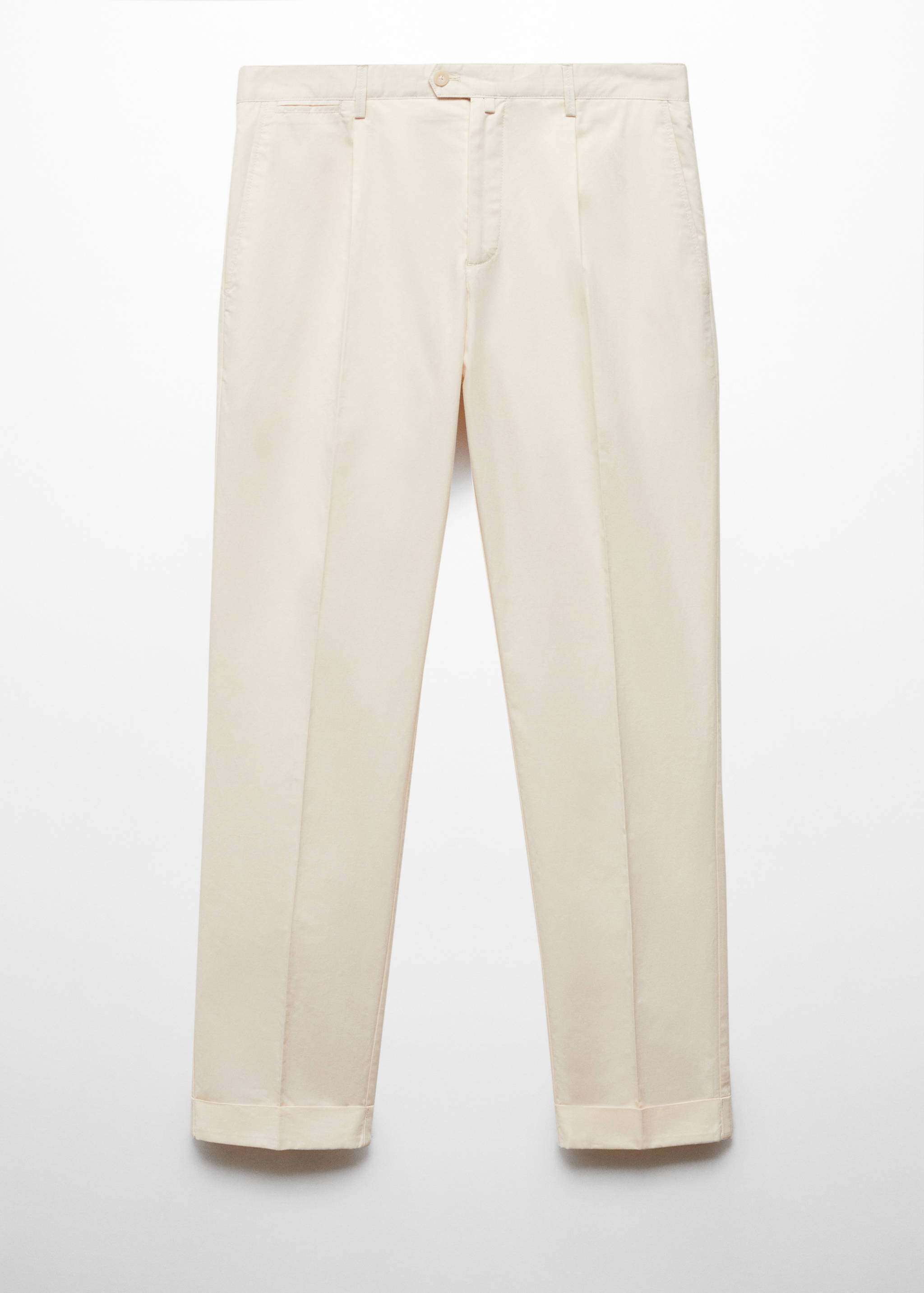 Cotton linen pleated pants - Article without model