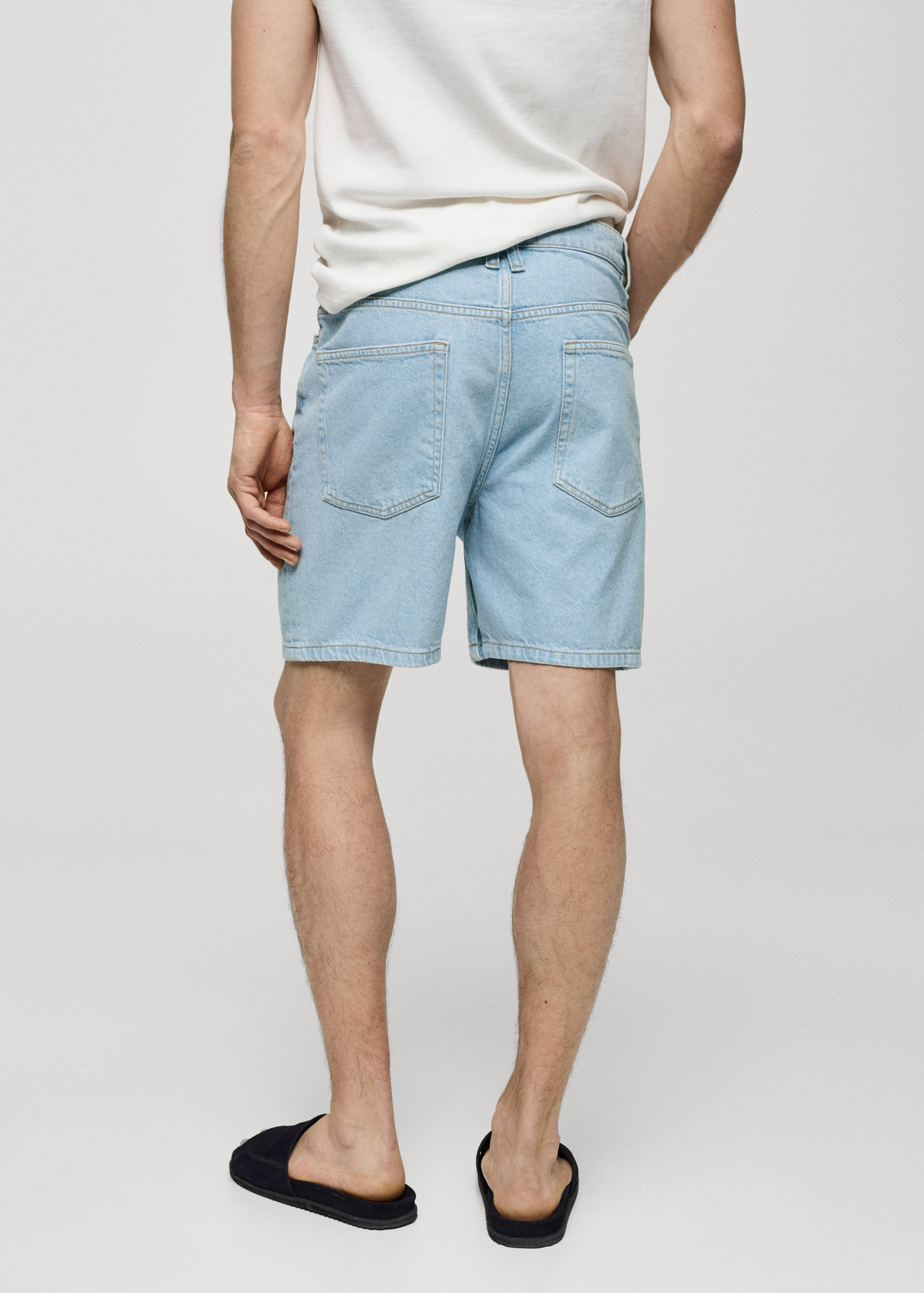 Bermudas denim regular fit - Reverso del artículo