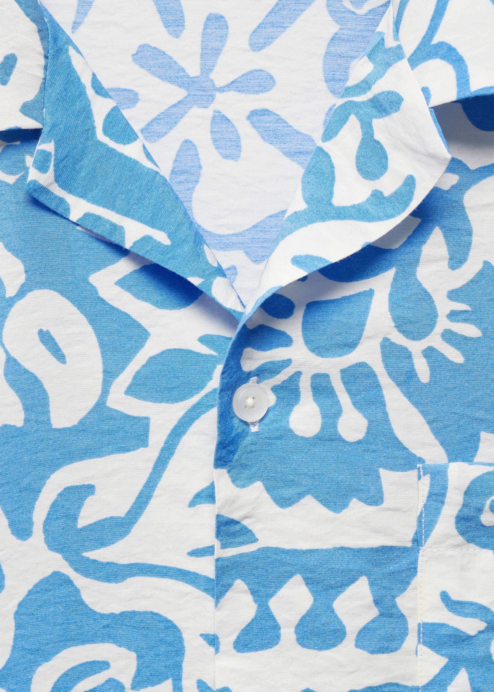 Camisa regular fit fluída estampada - Detalle del artículo 8