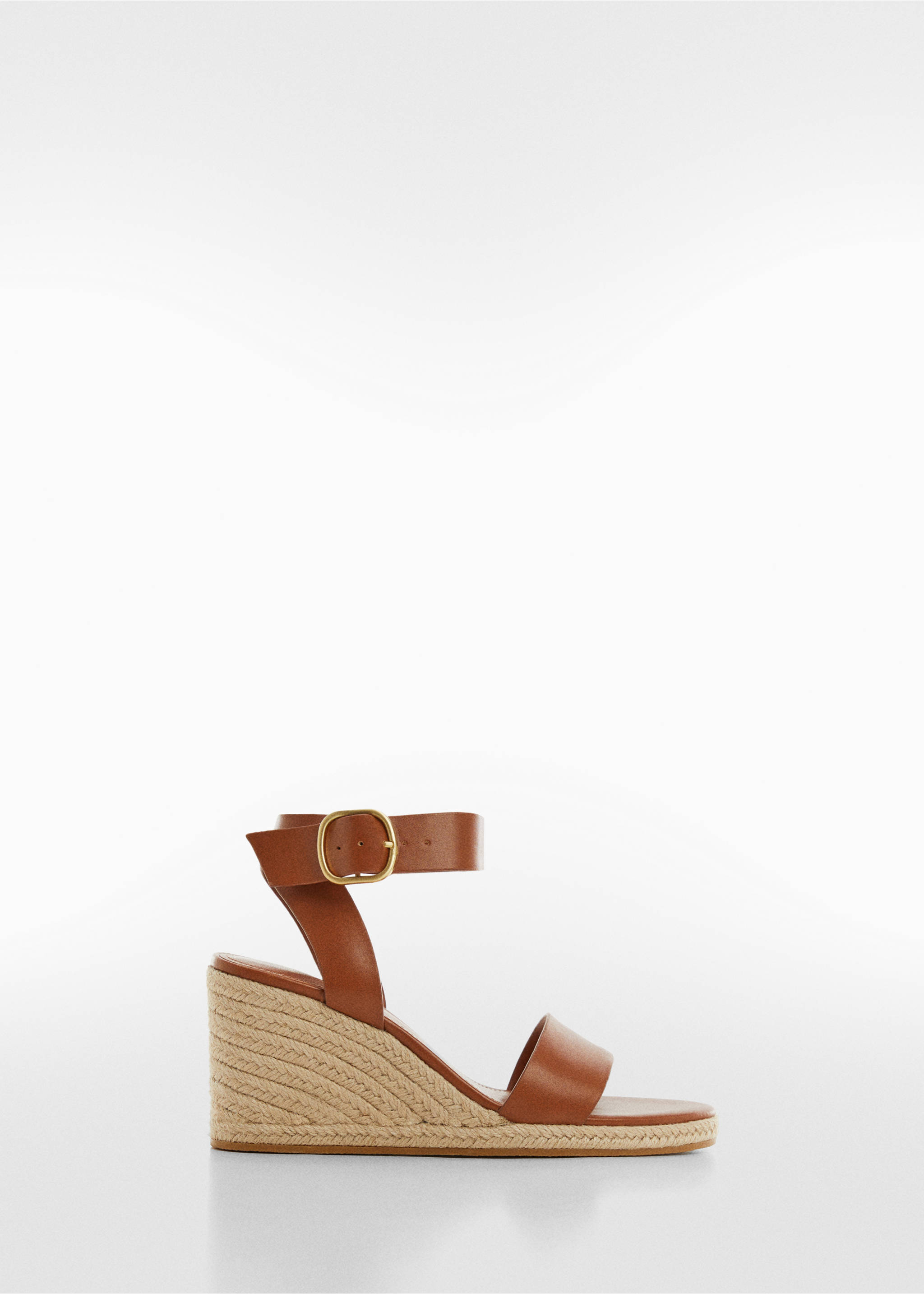 Wedge buckle sandals - Article without model, Leather. Ref: 67067699-00.