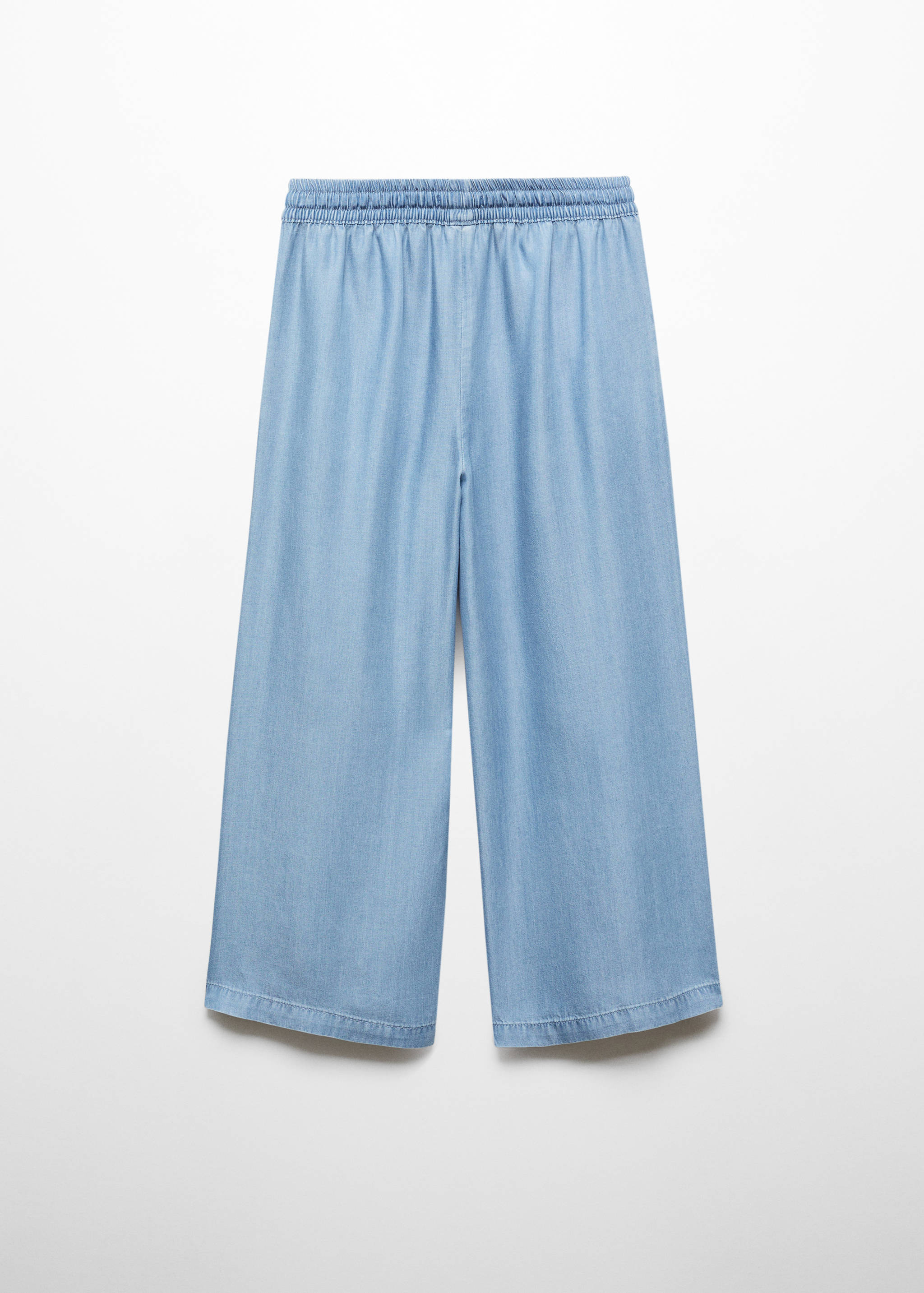 Lyocell pants with elastic waistband - Reverse of the article