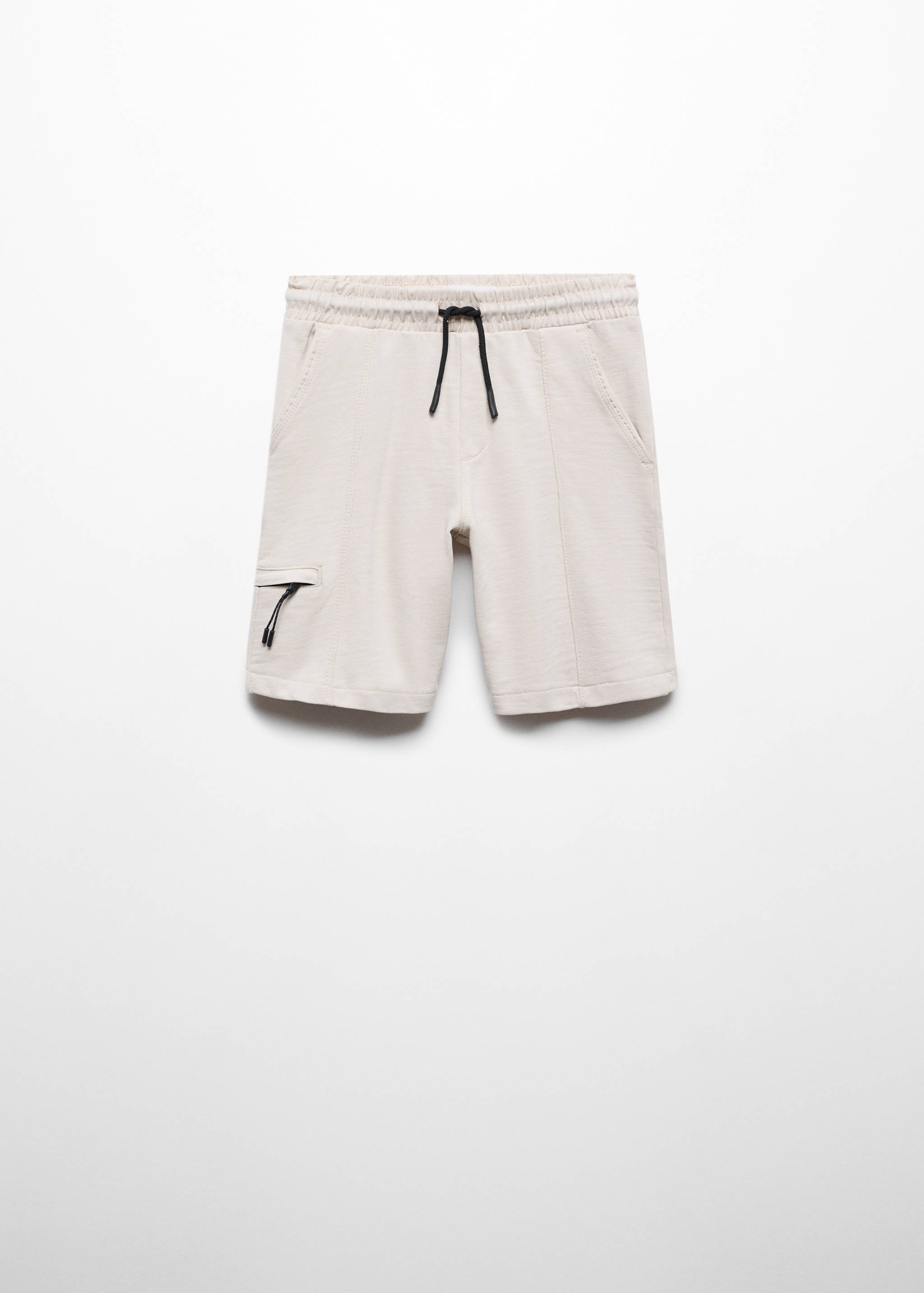 Elastic waist Bermuda shorts - Article without model