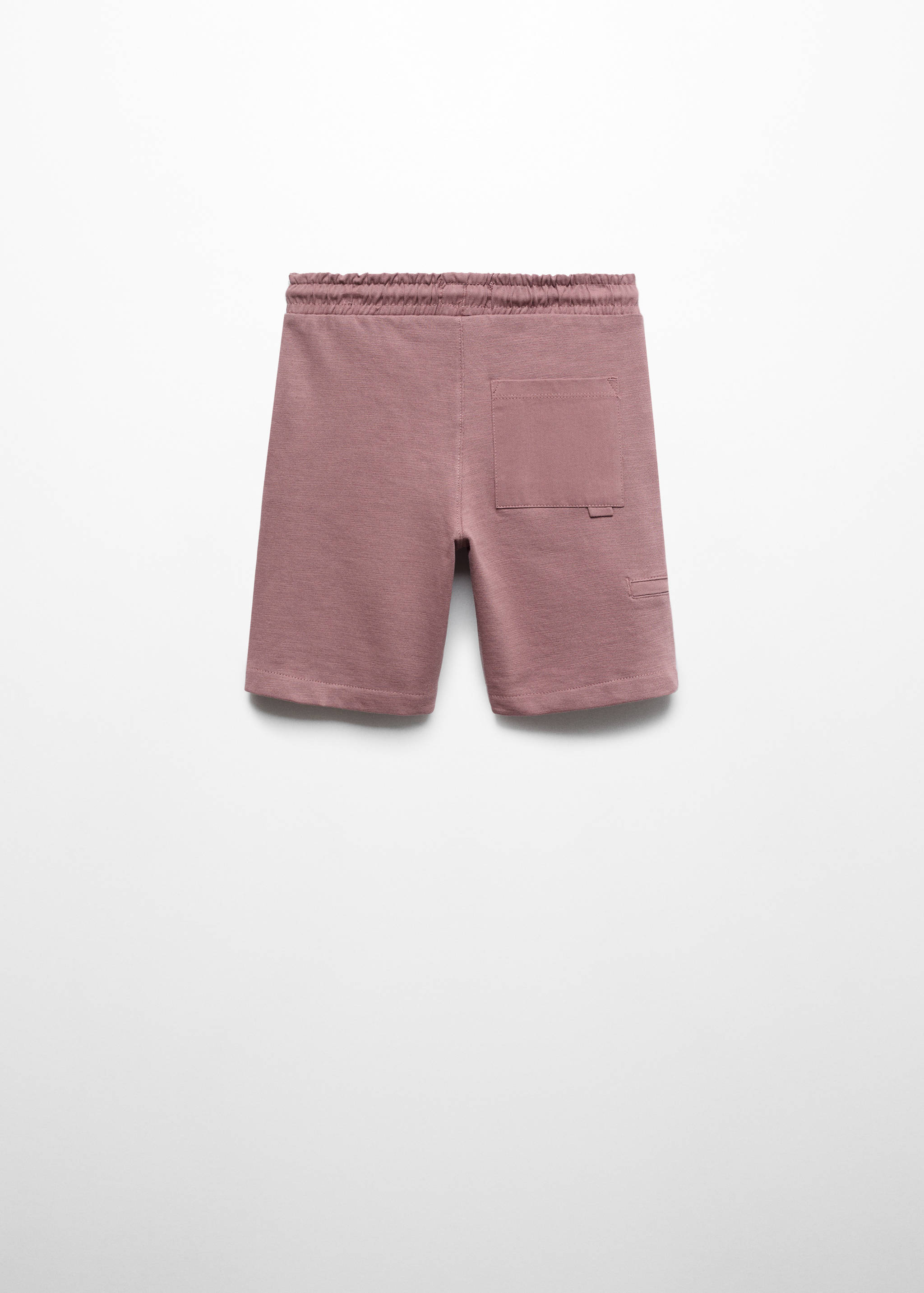 Elastic waist Bermuda shorts - Reverse of the article