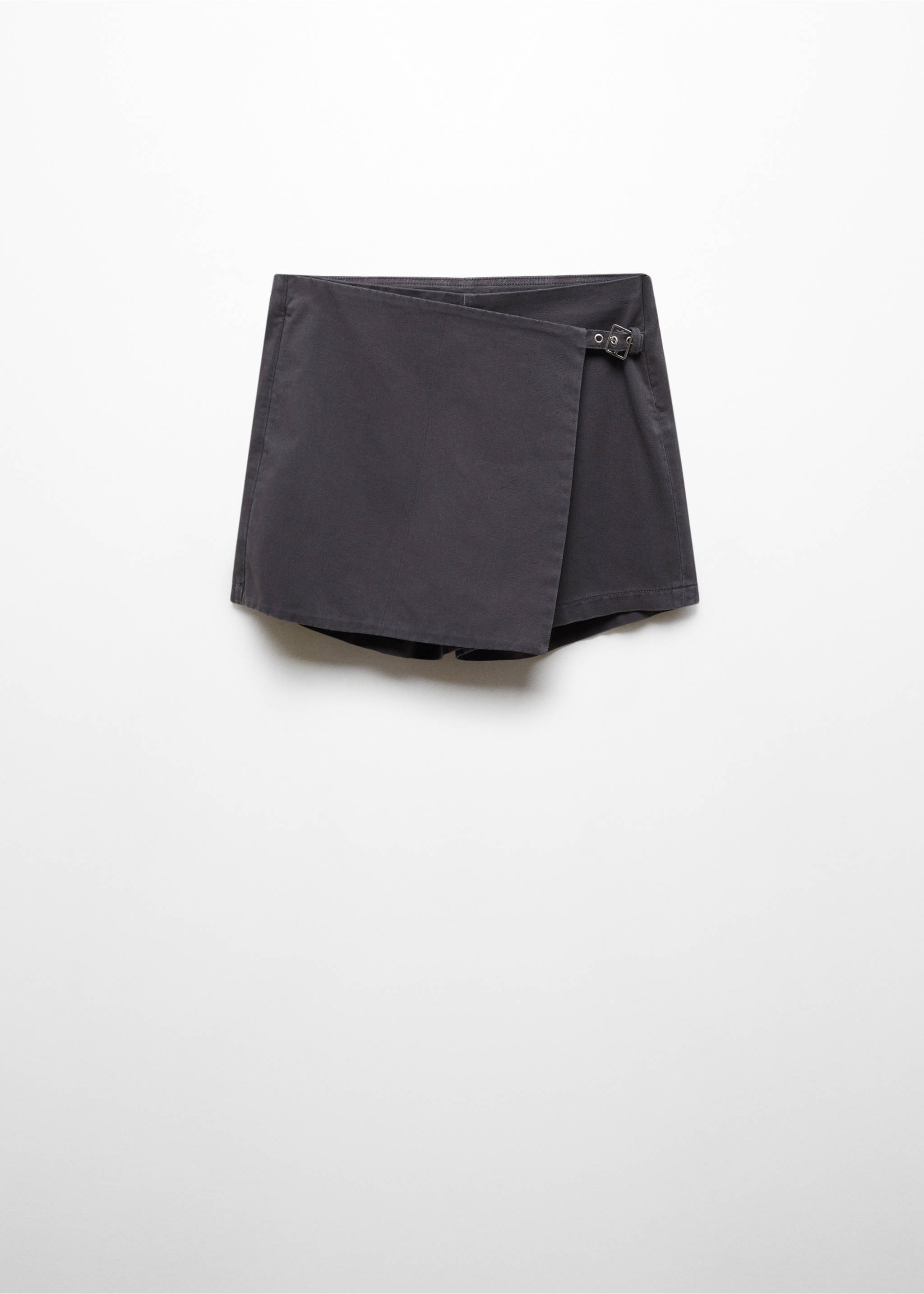 Buckled skirt trousers - Article without model, Charcoal. Ref: 67067713-00.
