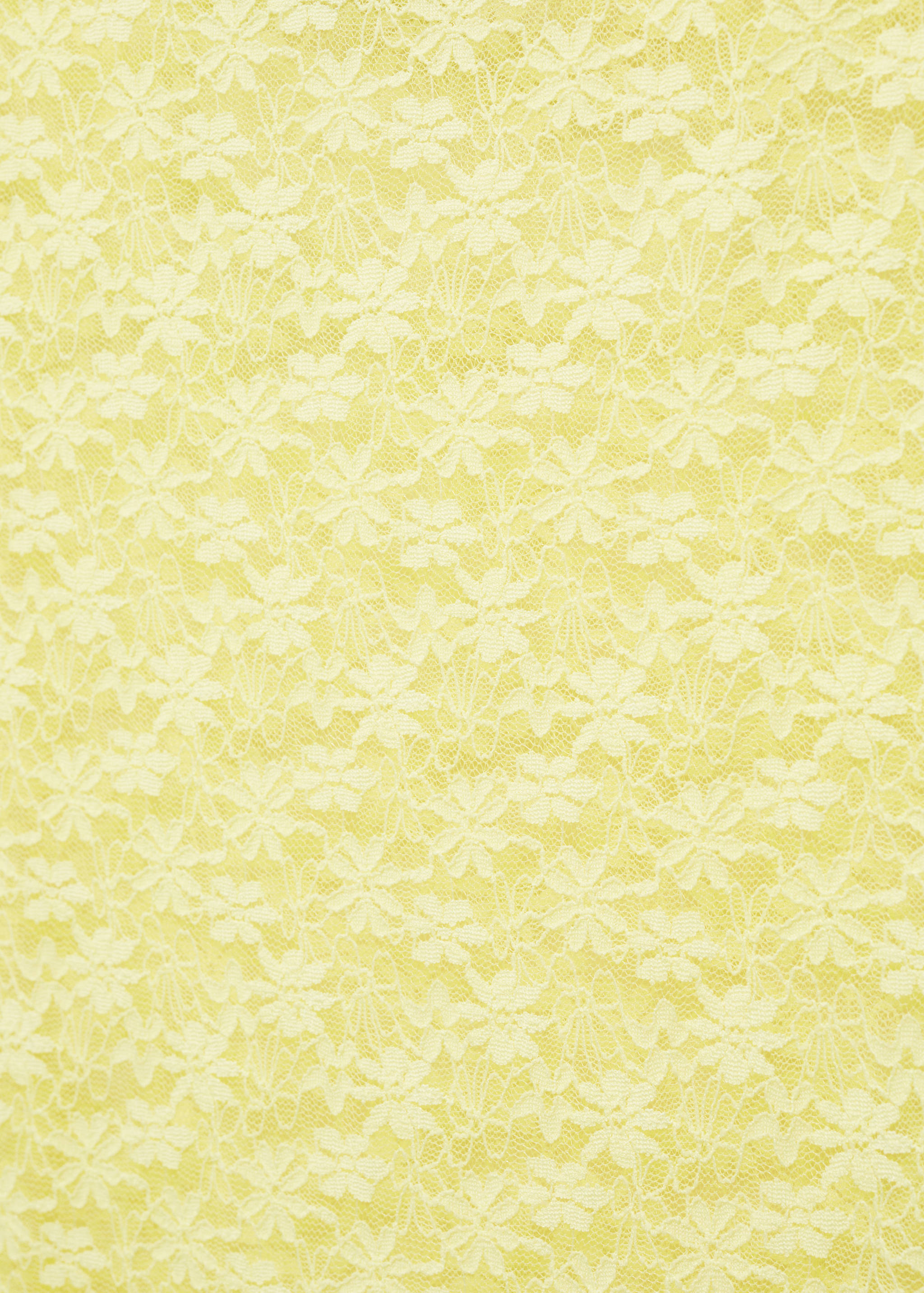 Robe dentelle florale bas asymétrique - Détail de l'article 8