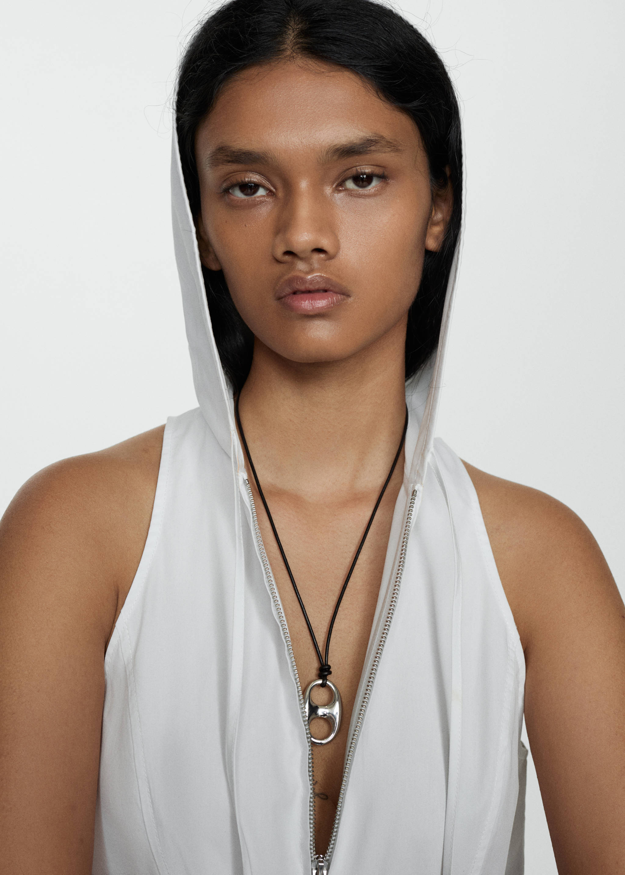 Klänning med huva dragkedja - Detaljer om artikeln 1