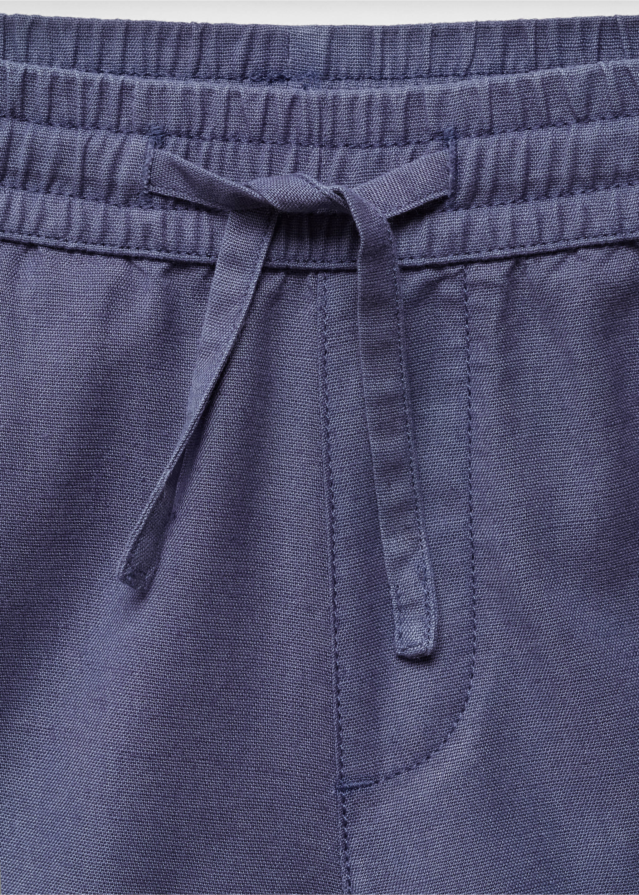 Bermudes lli cintura elàstica - Detall de l'article 8, Blau. Ref: 67067916-00.