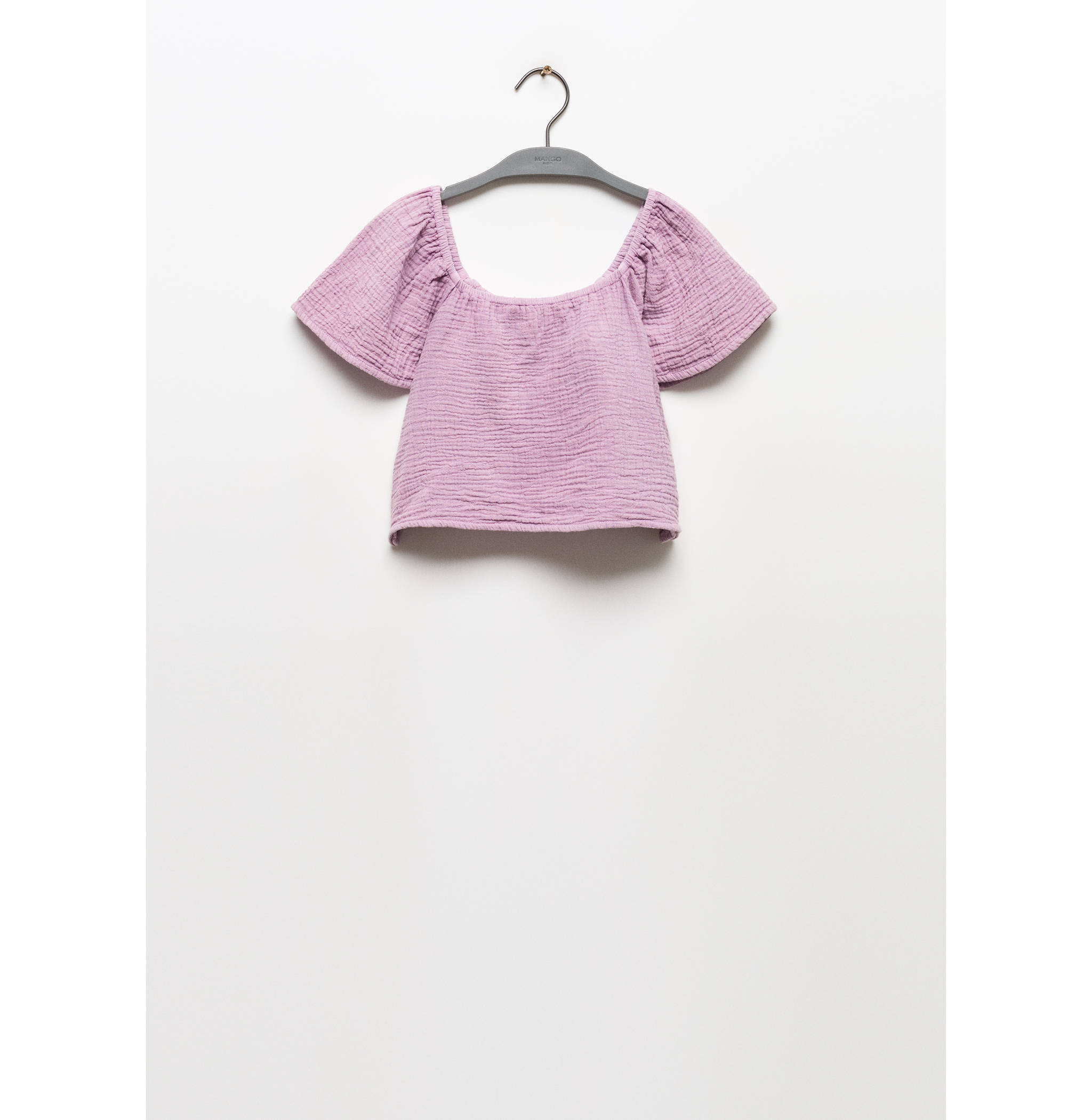Bluse aus Crinkle-Baumwoll-Gaze - Artikel ohne Model