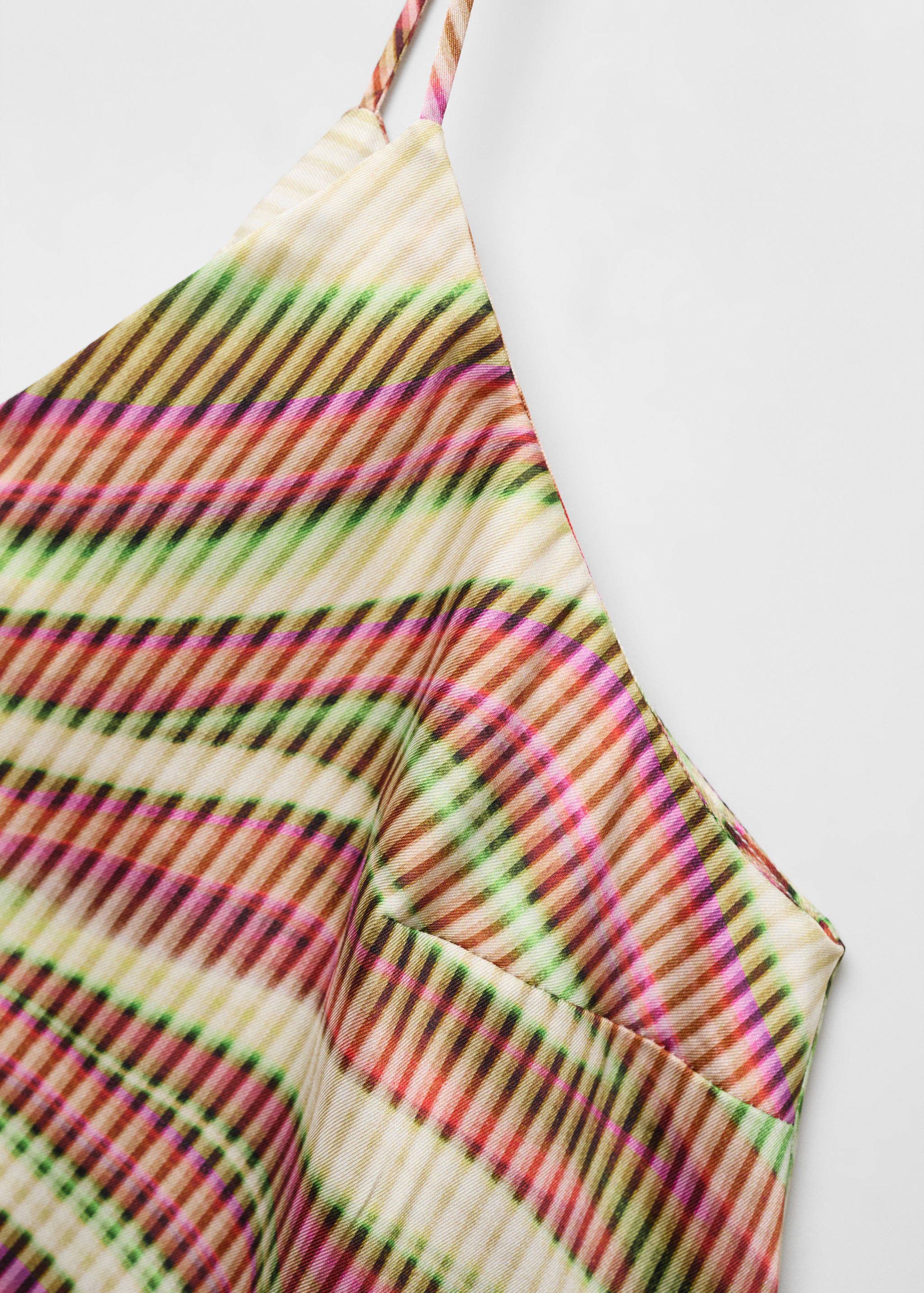 Kjole sateng med trykk - Artikkeldetalj 8