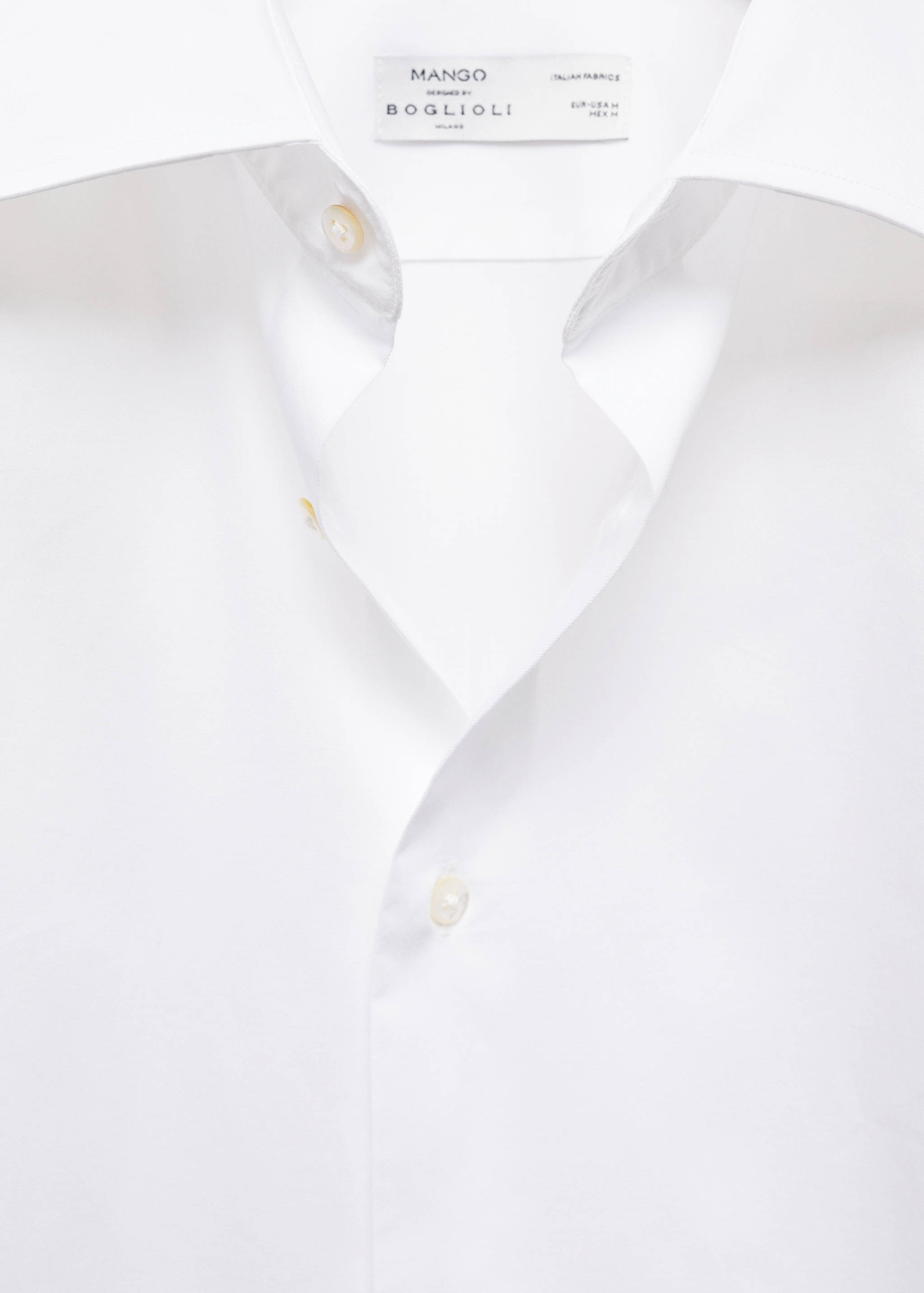 100% cotton slim-fit twill shirt - Details of the article 8