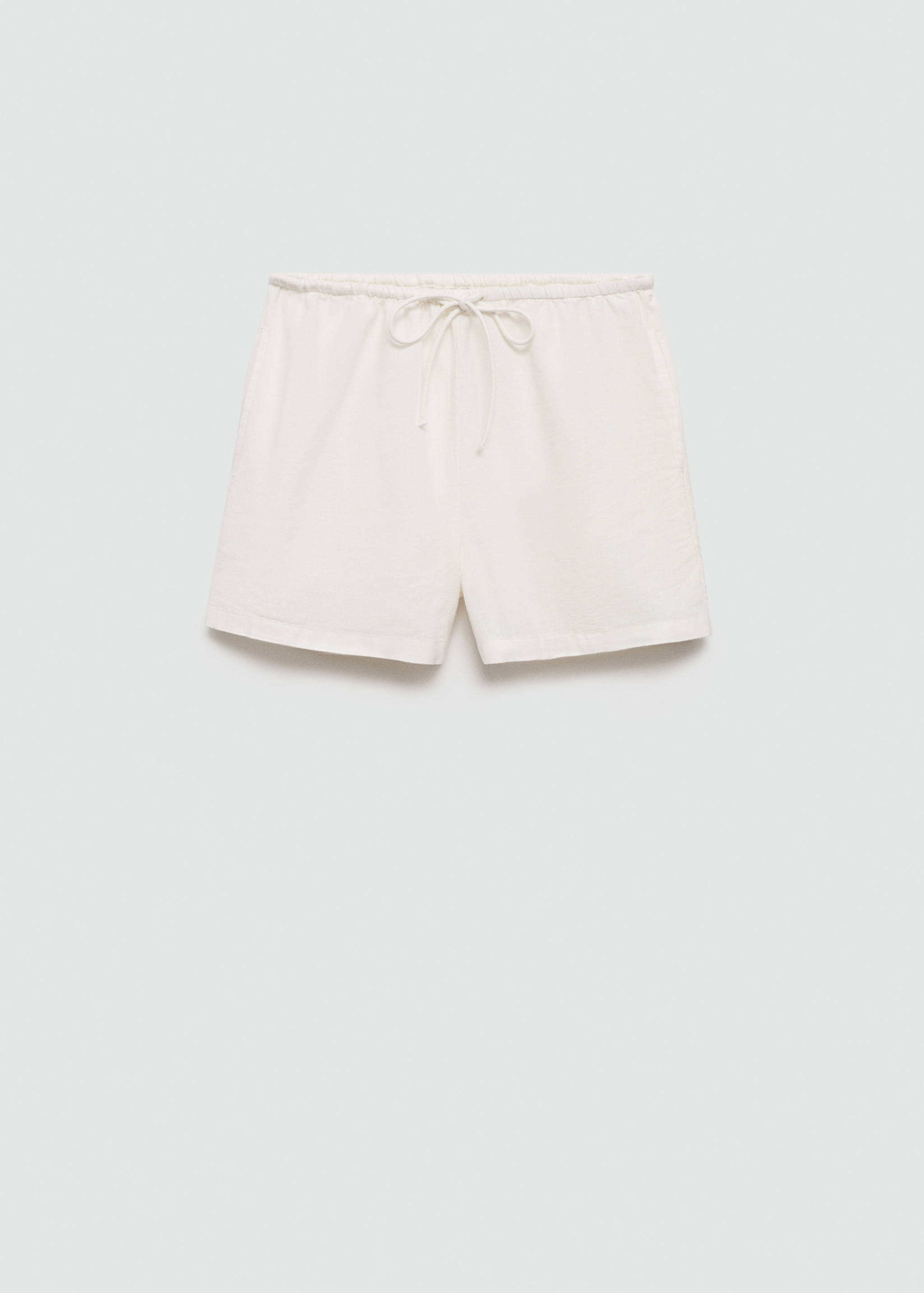 Bow linen short - Article without model