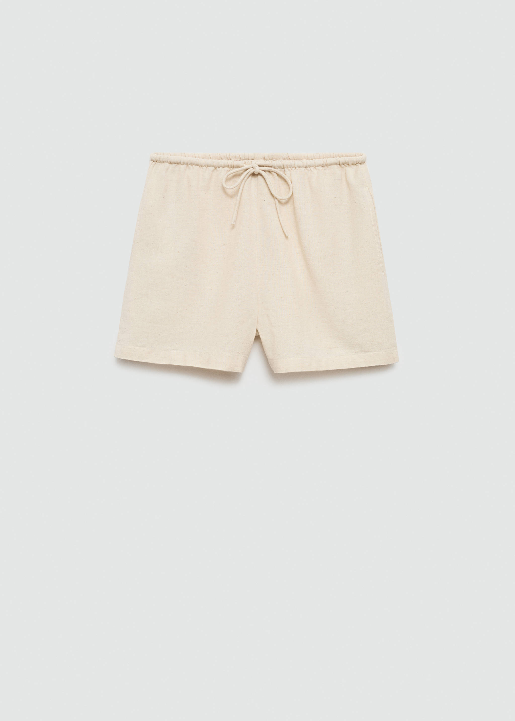 Bow linen short - Article without model