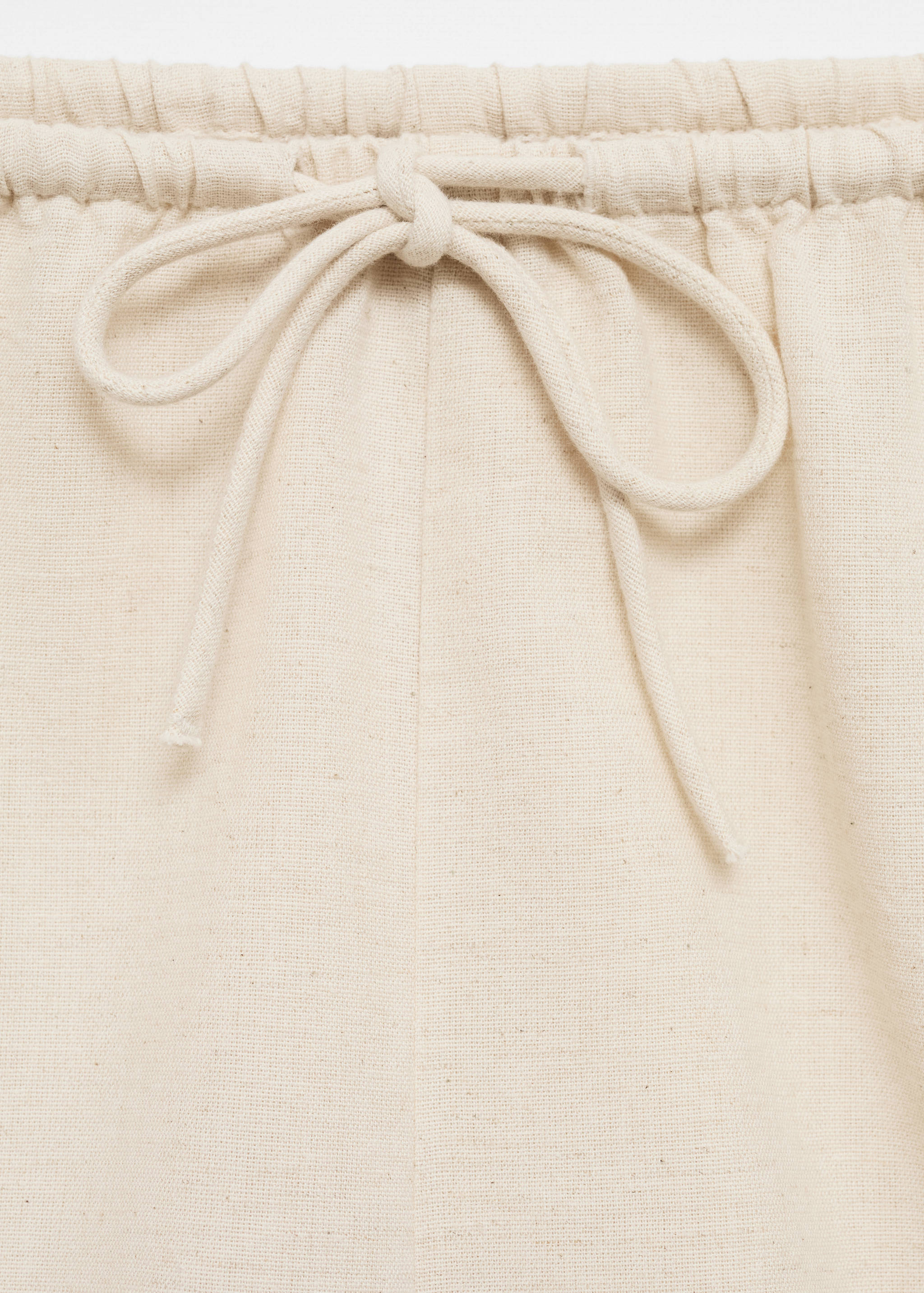 Bow linen short - Details of the article 8