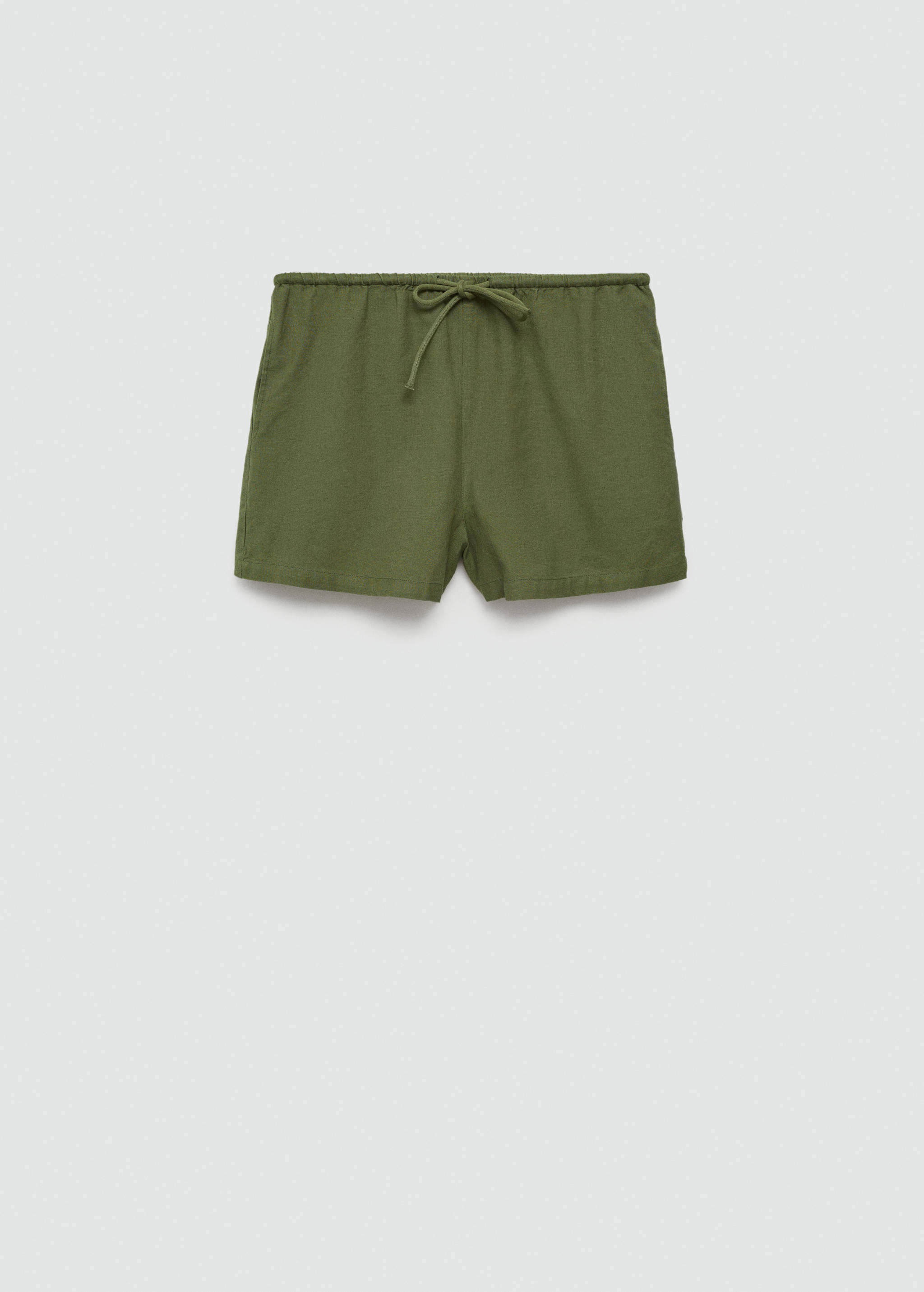 Bow linen short - Article without model