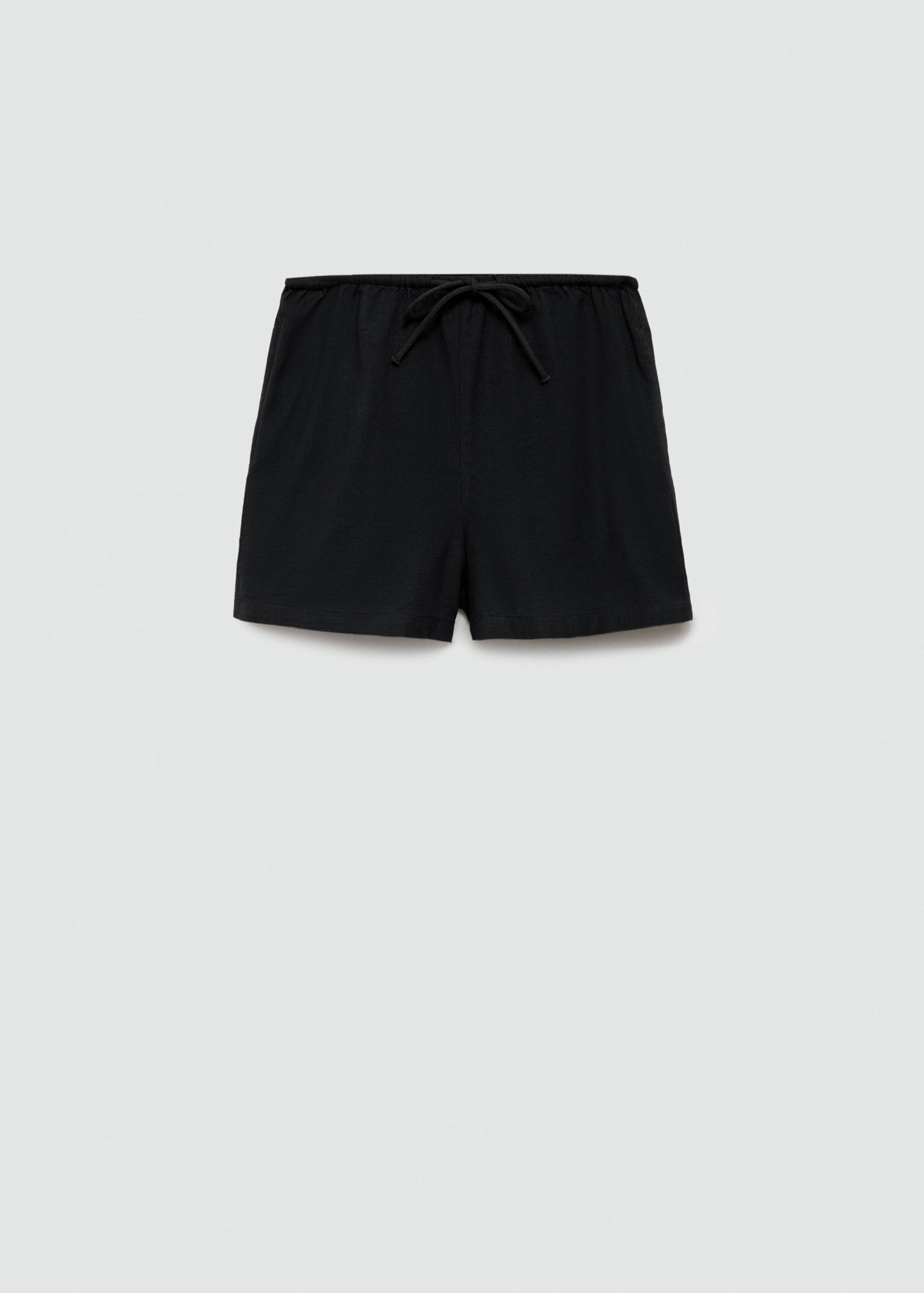 Bow linen short - Article without model