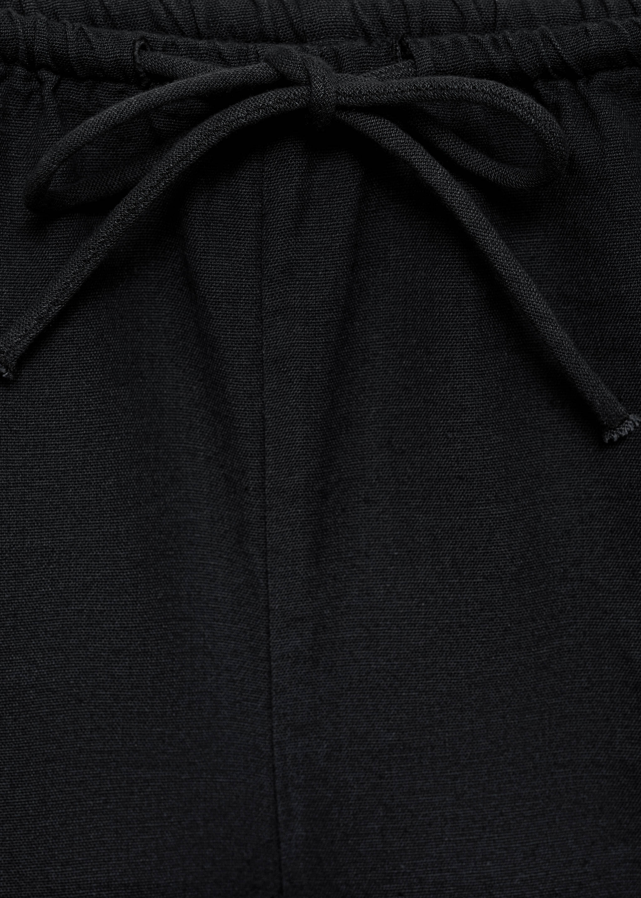 Bow linen short - Details of the article 8