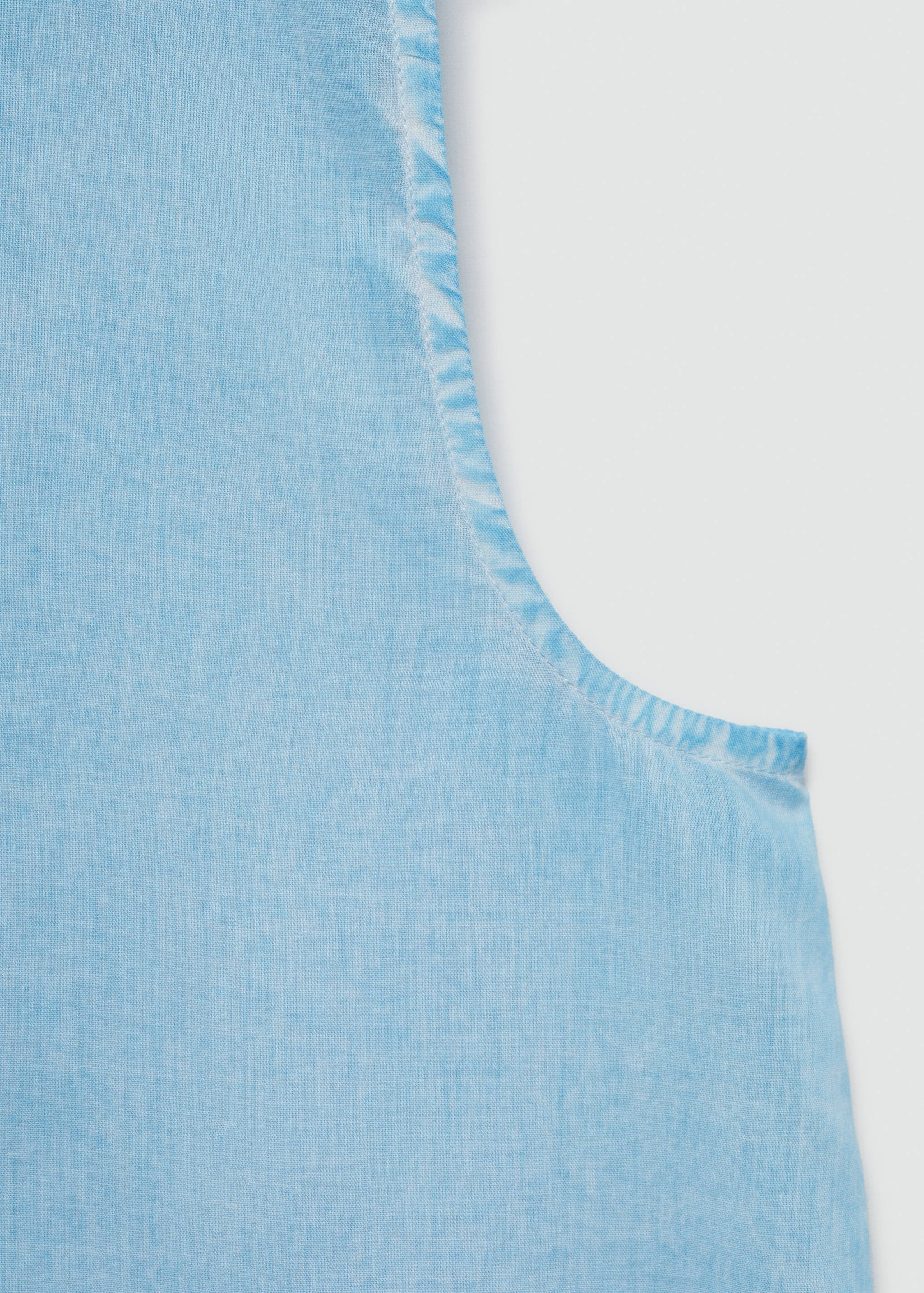 Long cotton gilet - Details of the article 8