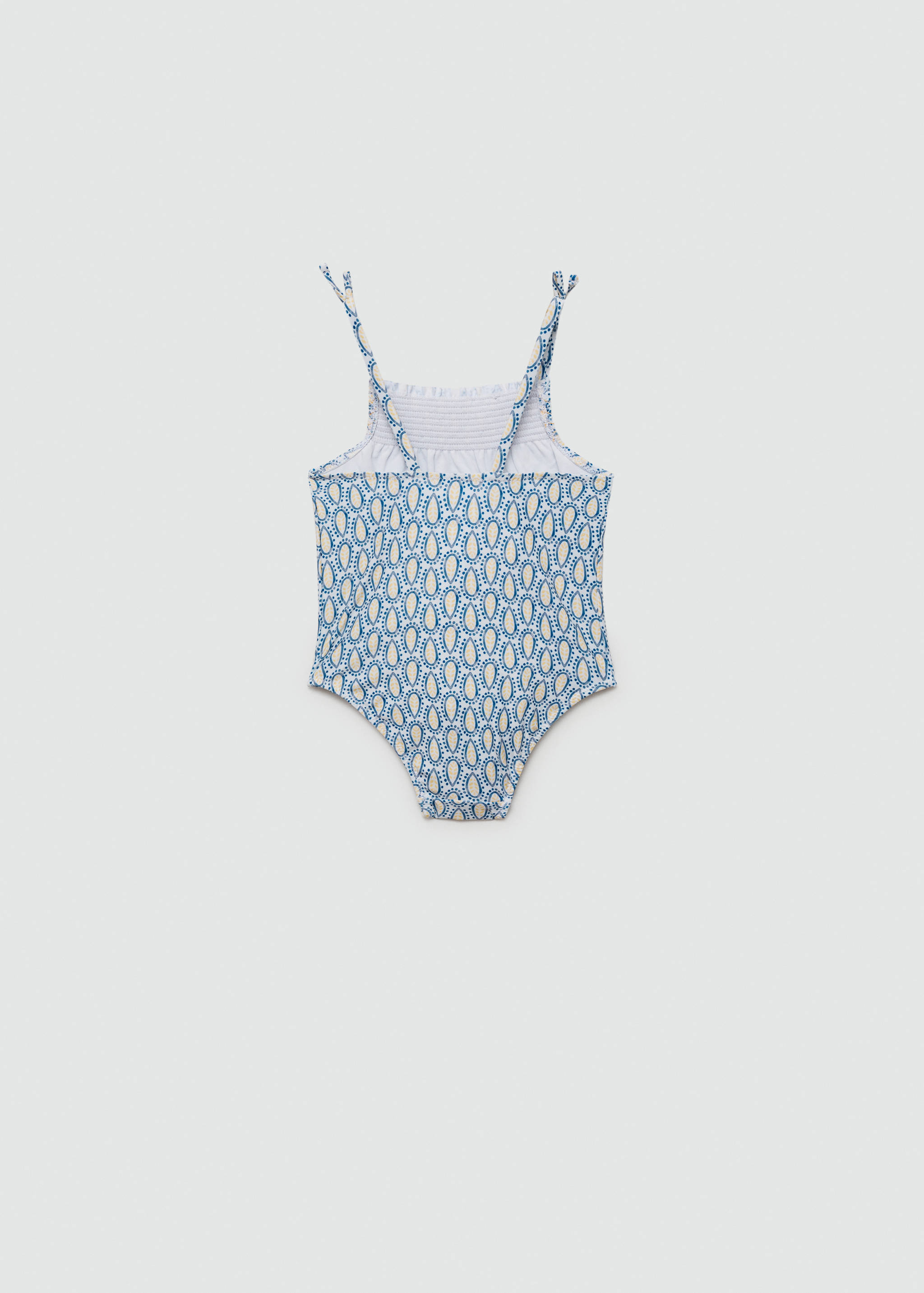 Maillot de bain imprimé froncé - Verso de l’article