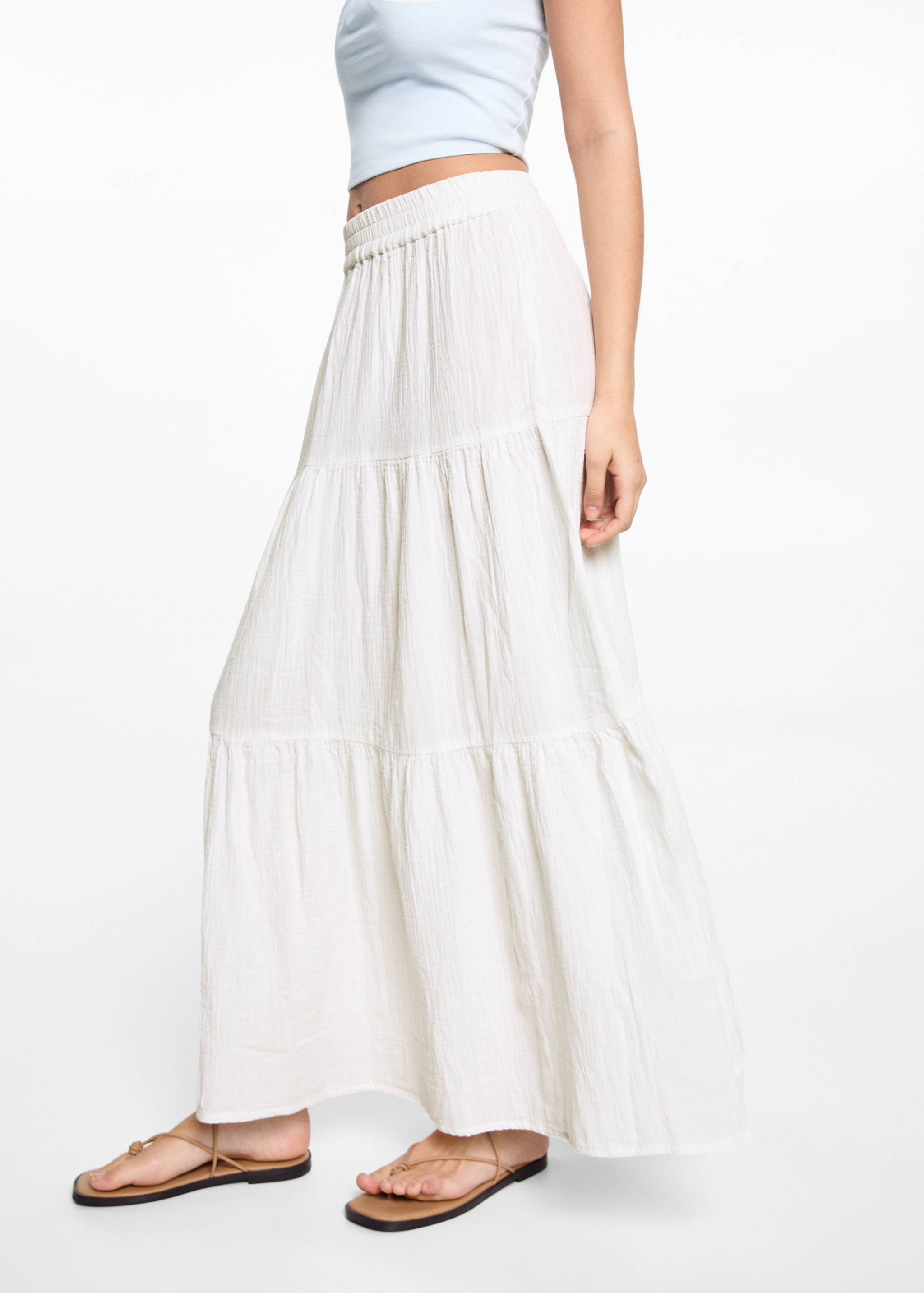 Langer ausgestellter Baumwollrock - Detail des Artikels 6