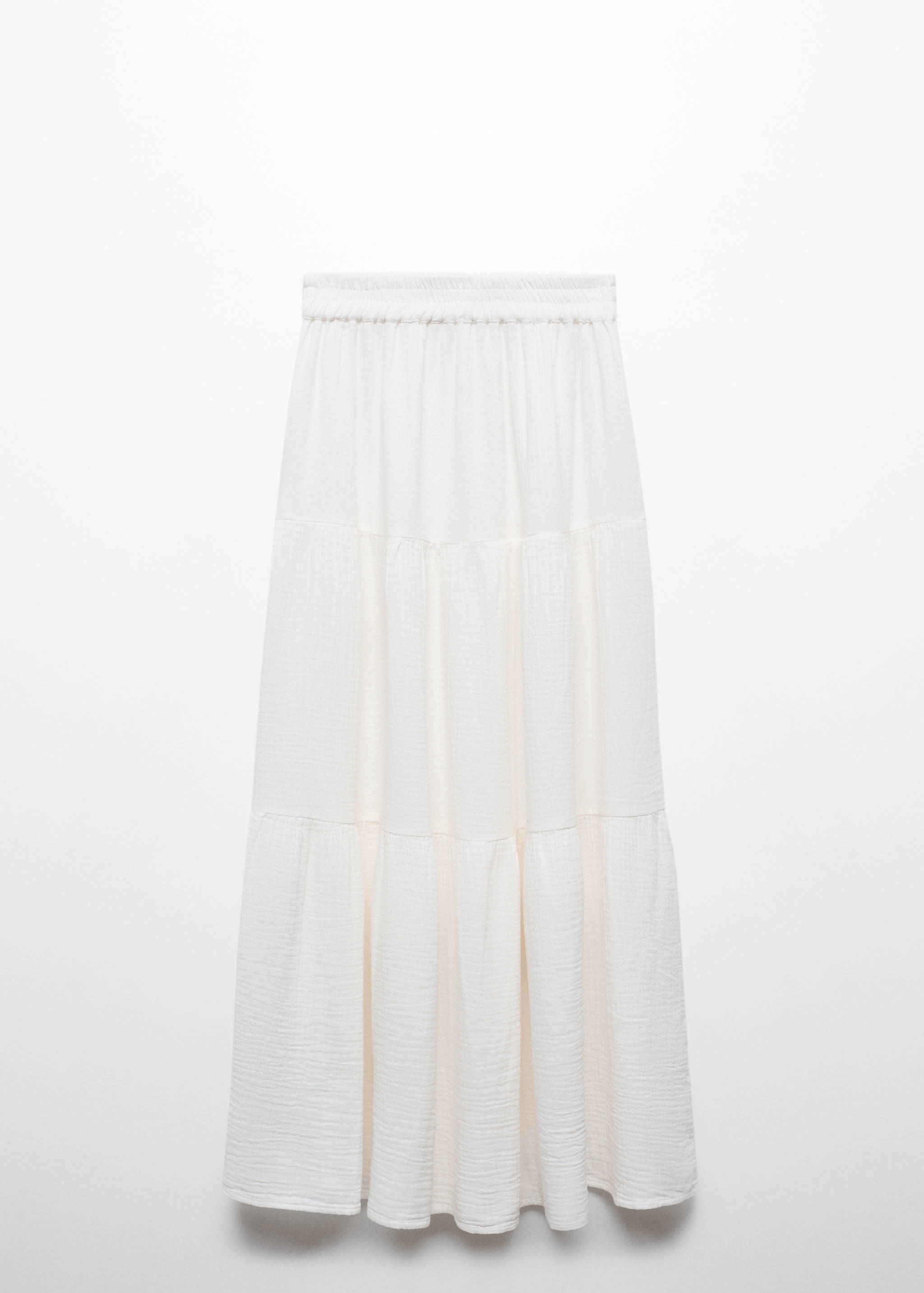 Langer ausgestellter Baumwollrock - Artikel ohne Model
