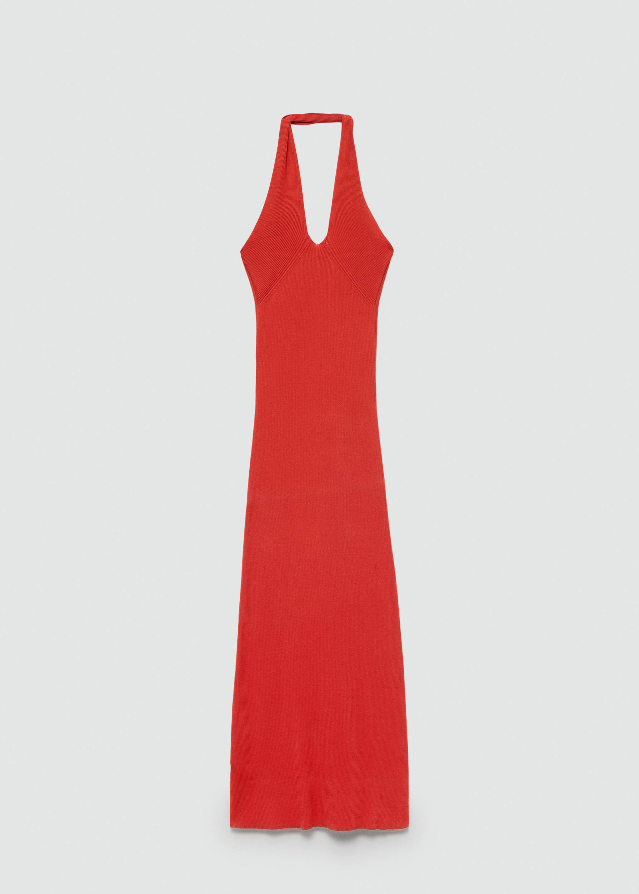 Vestido punto cuello halter - Artículo sin modelo