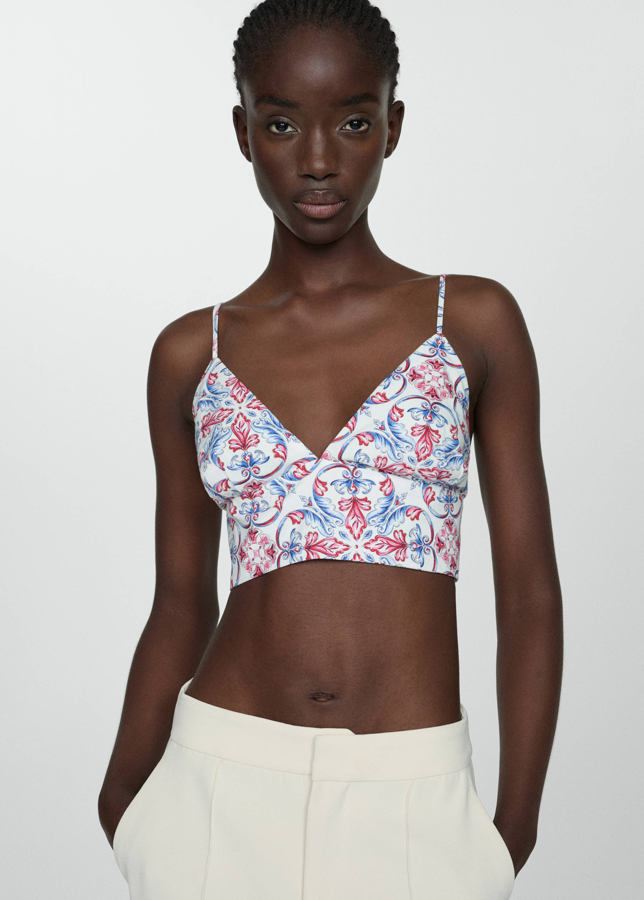 Top crop estampado - Detalle del artículo 1