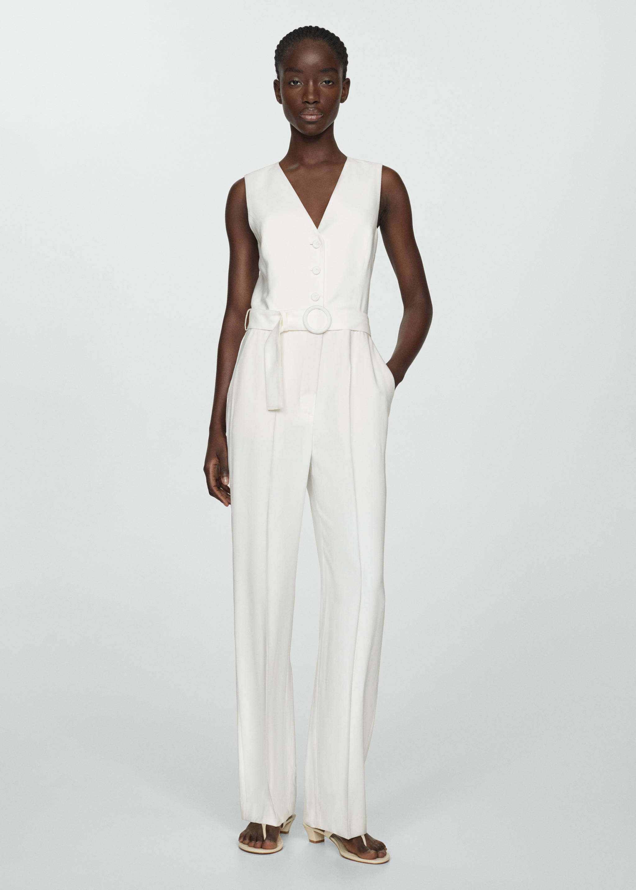 Belt long jumpsuit - General plane