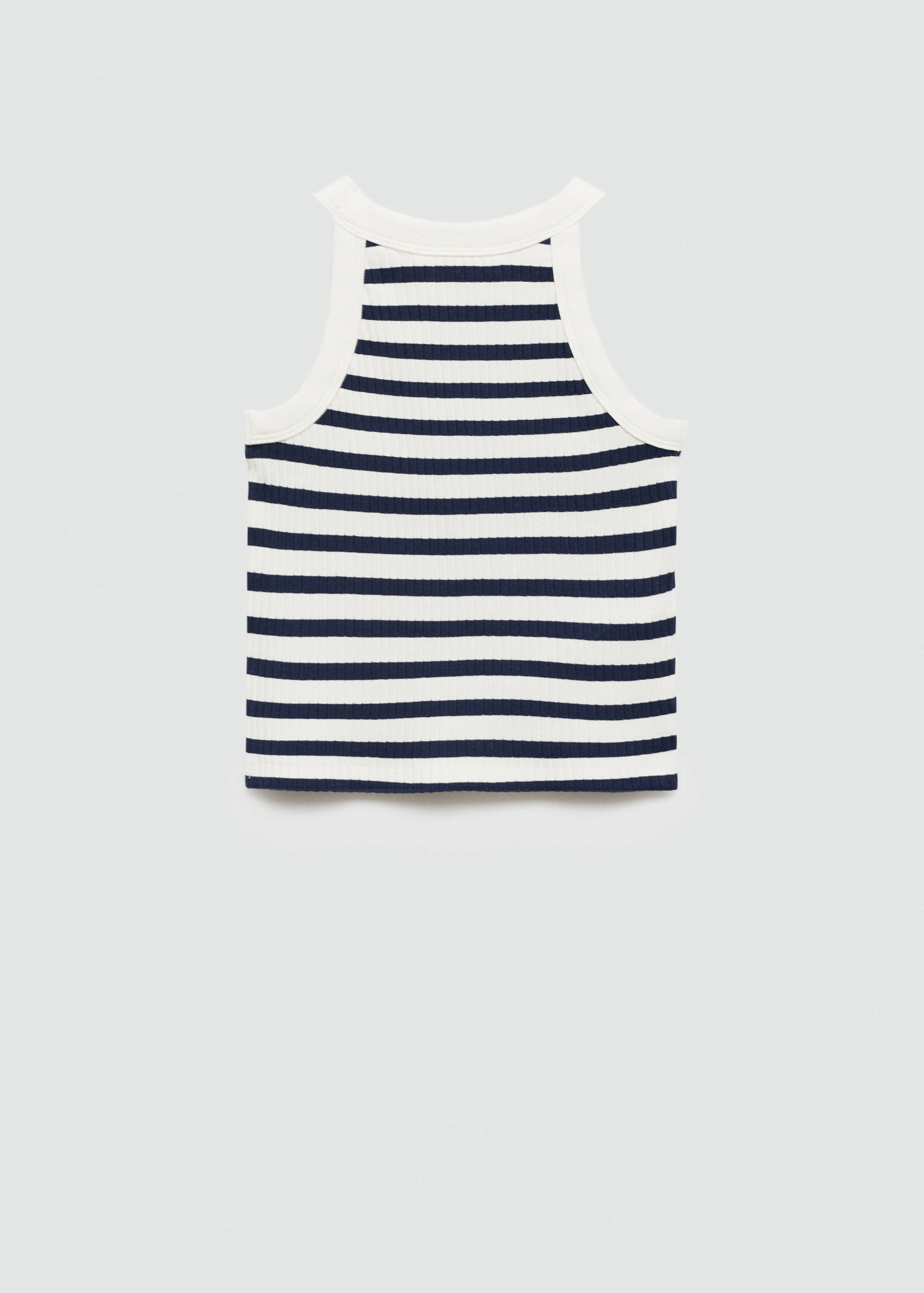 Striped strap T-shirt - Reverse of the article