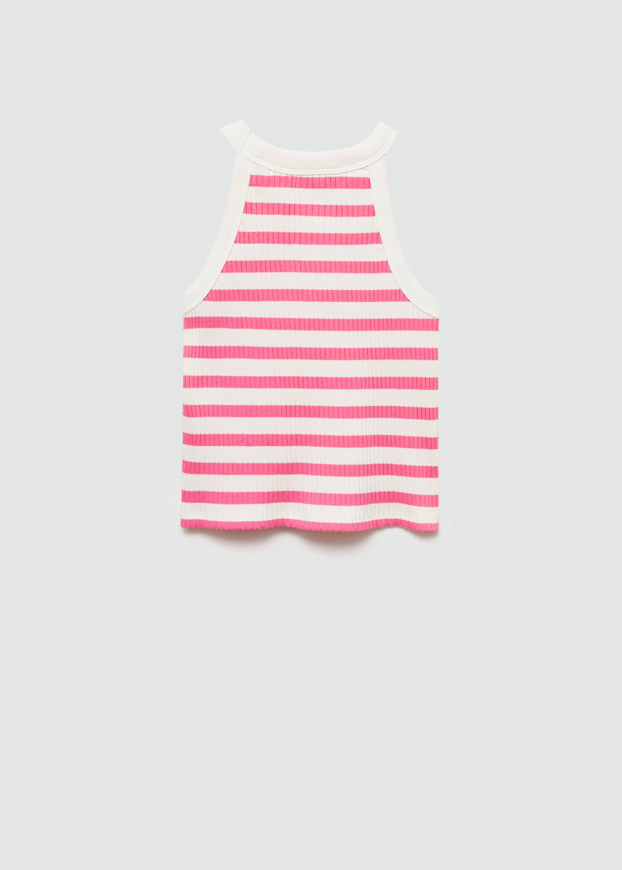 Striped strap T-shirt - Reverse of the article