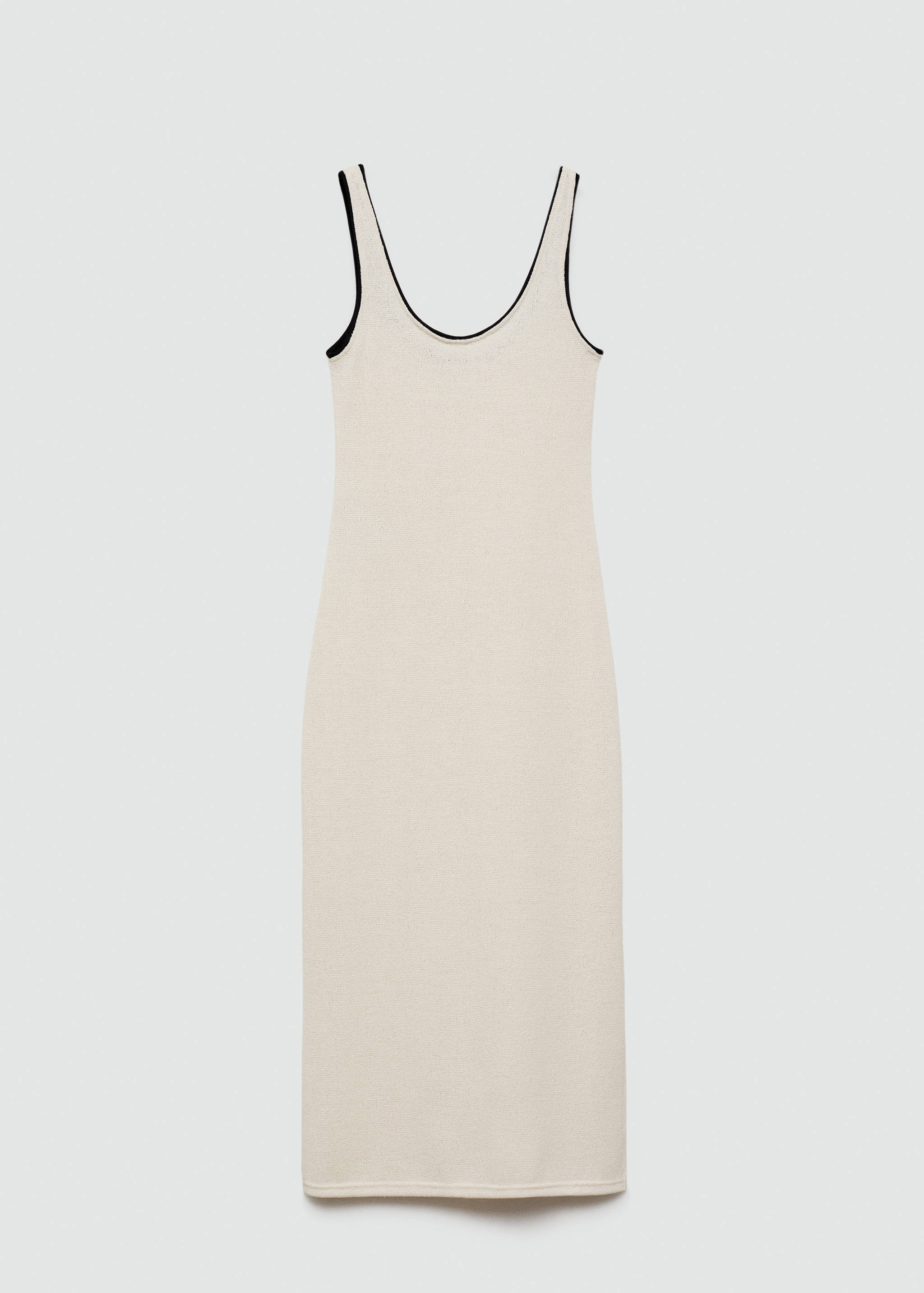 Side slit knit dress - Article without model