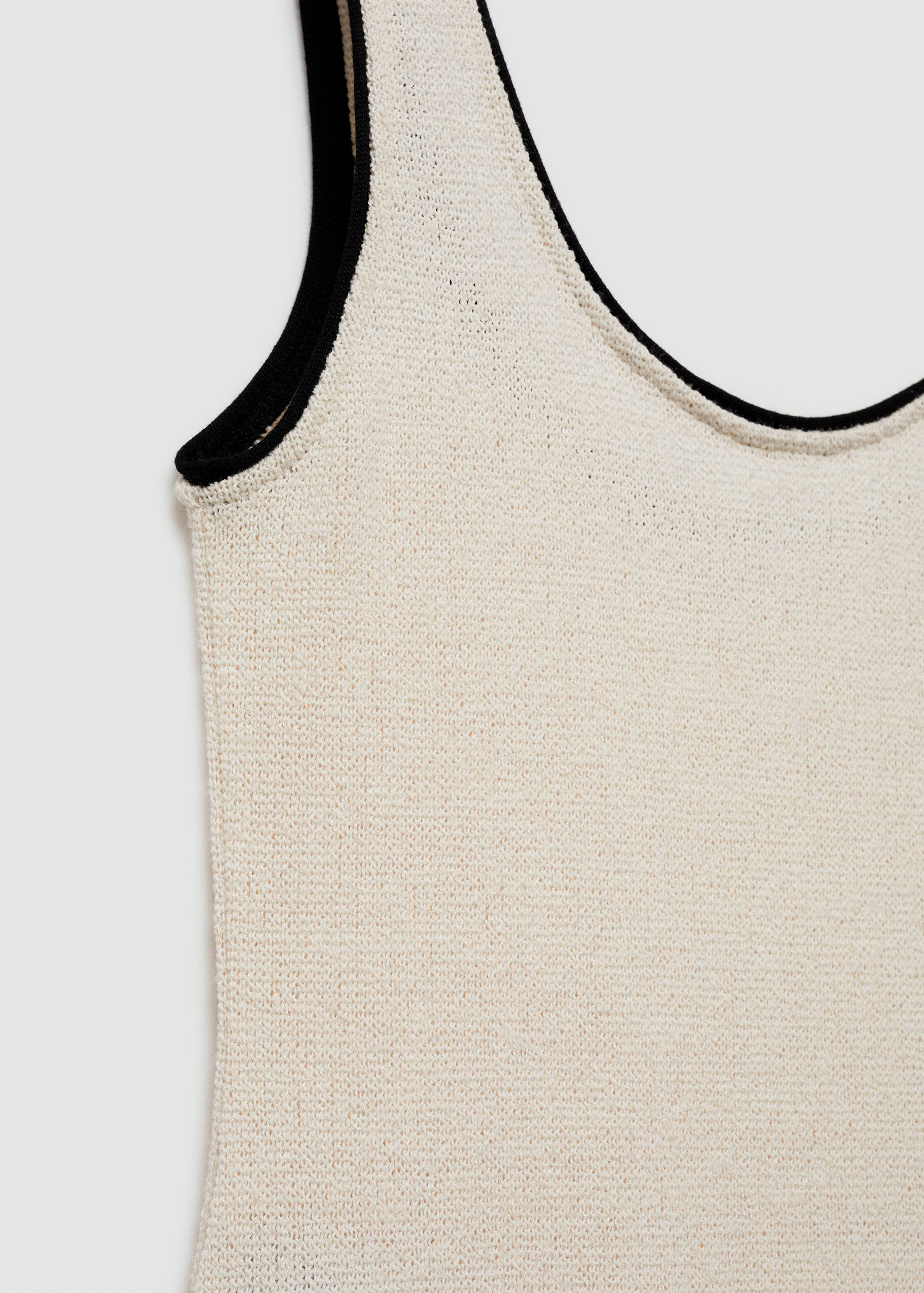 Side slit knit dress - Details of the article 8