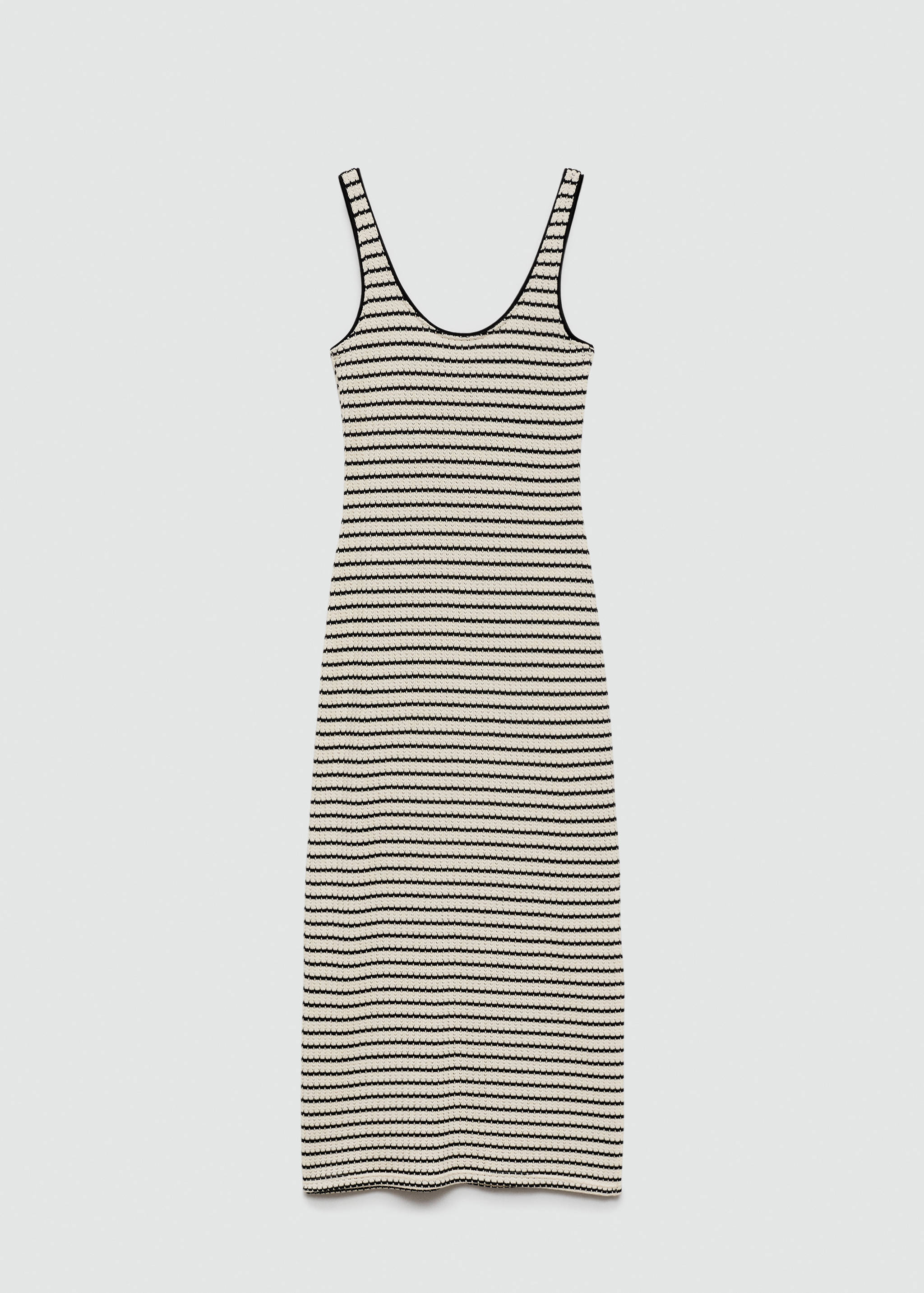 Side slit knit dress - Article without model