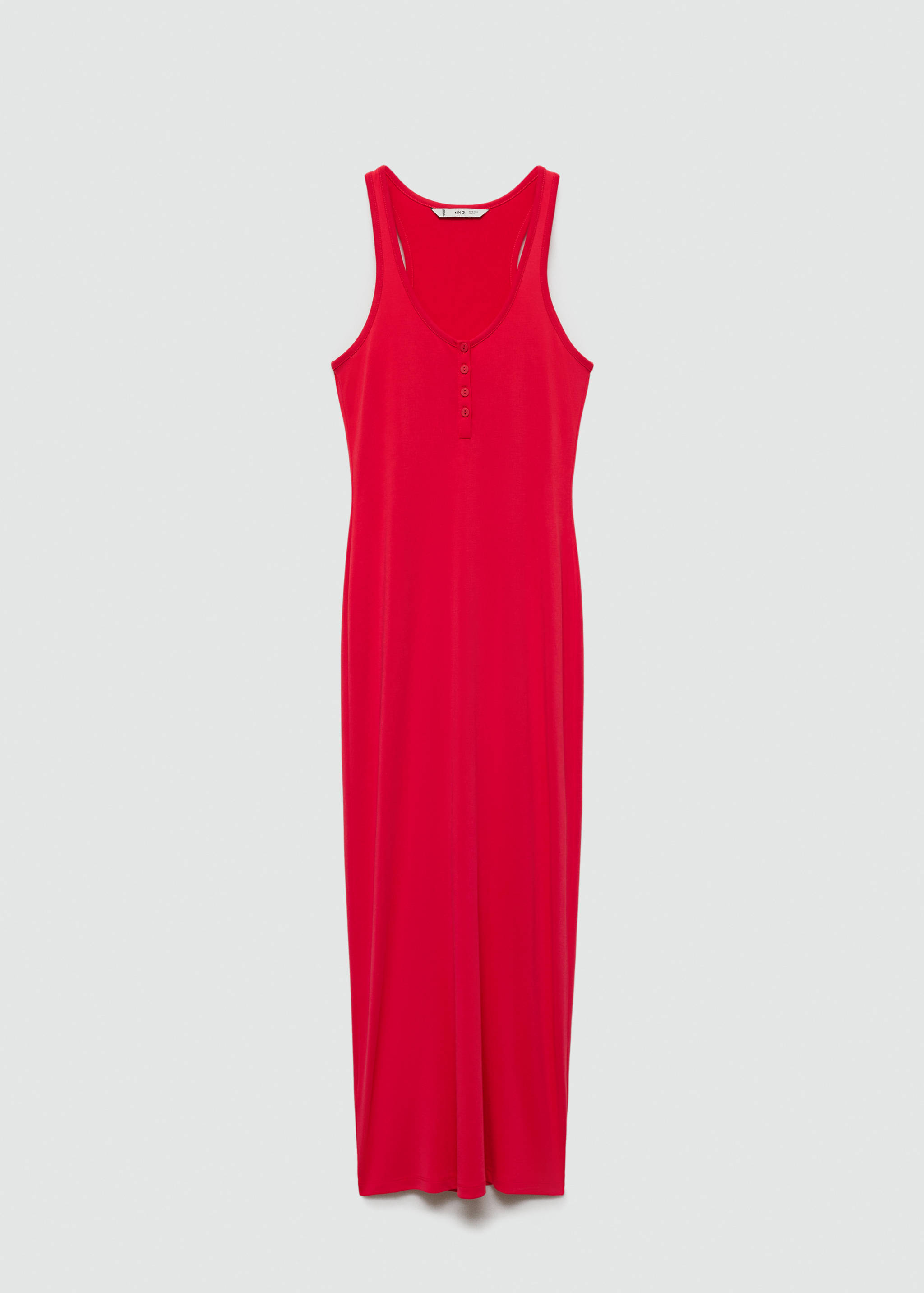 Vestido de modal com botões - Artigo sem modelo