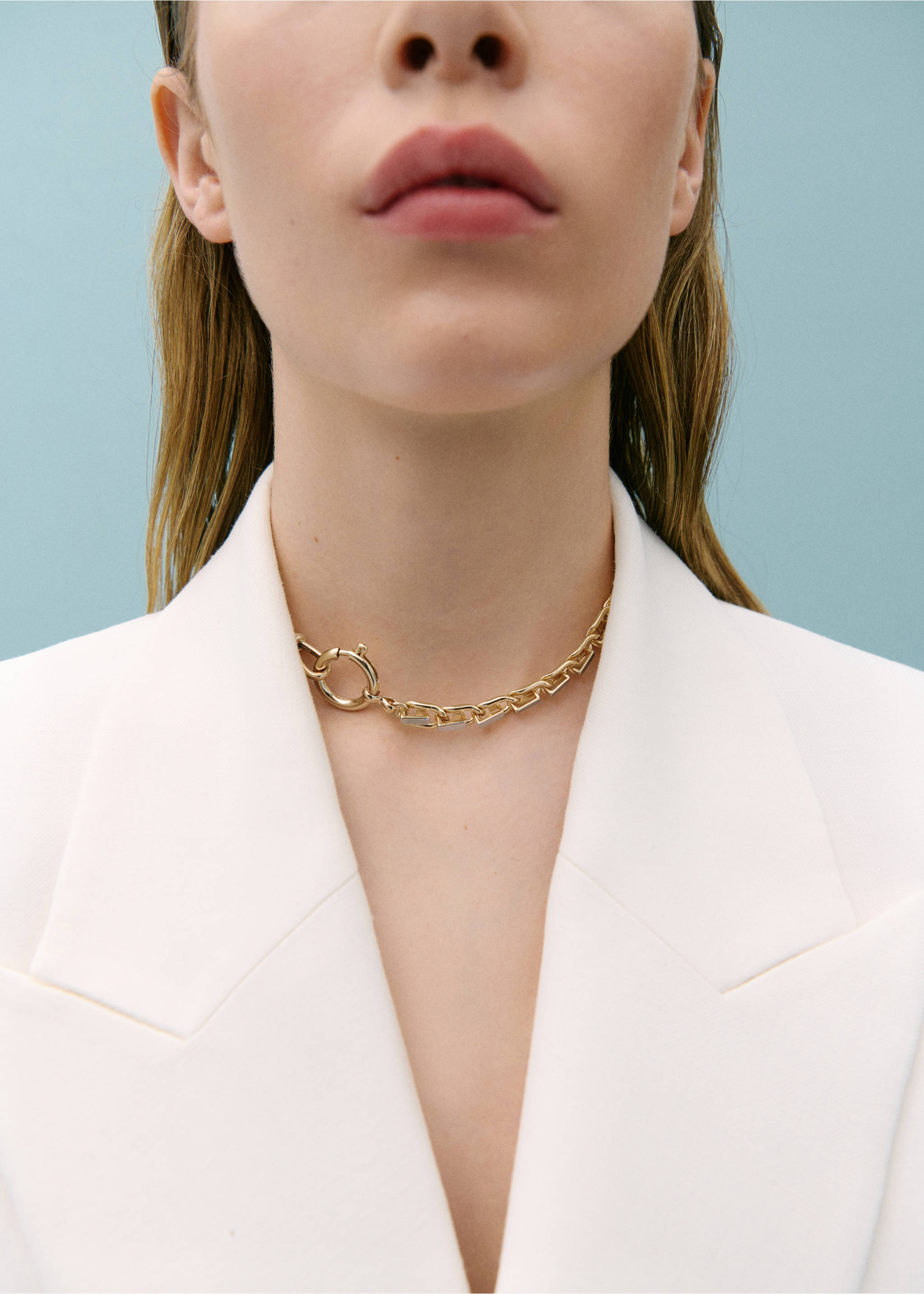 Gecombineerde schakelketting - Overzichtstekening, Goud. Ref: 67068654-00.