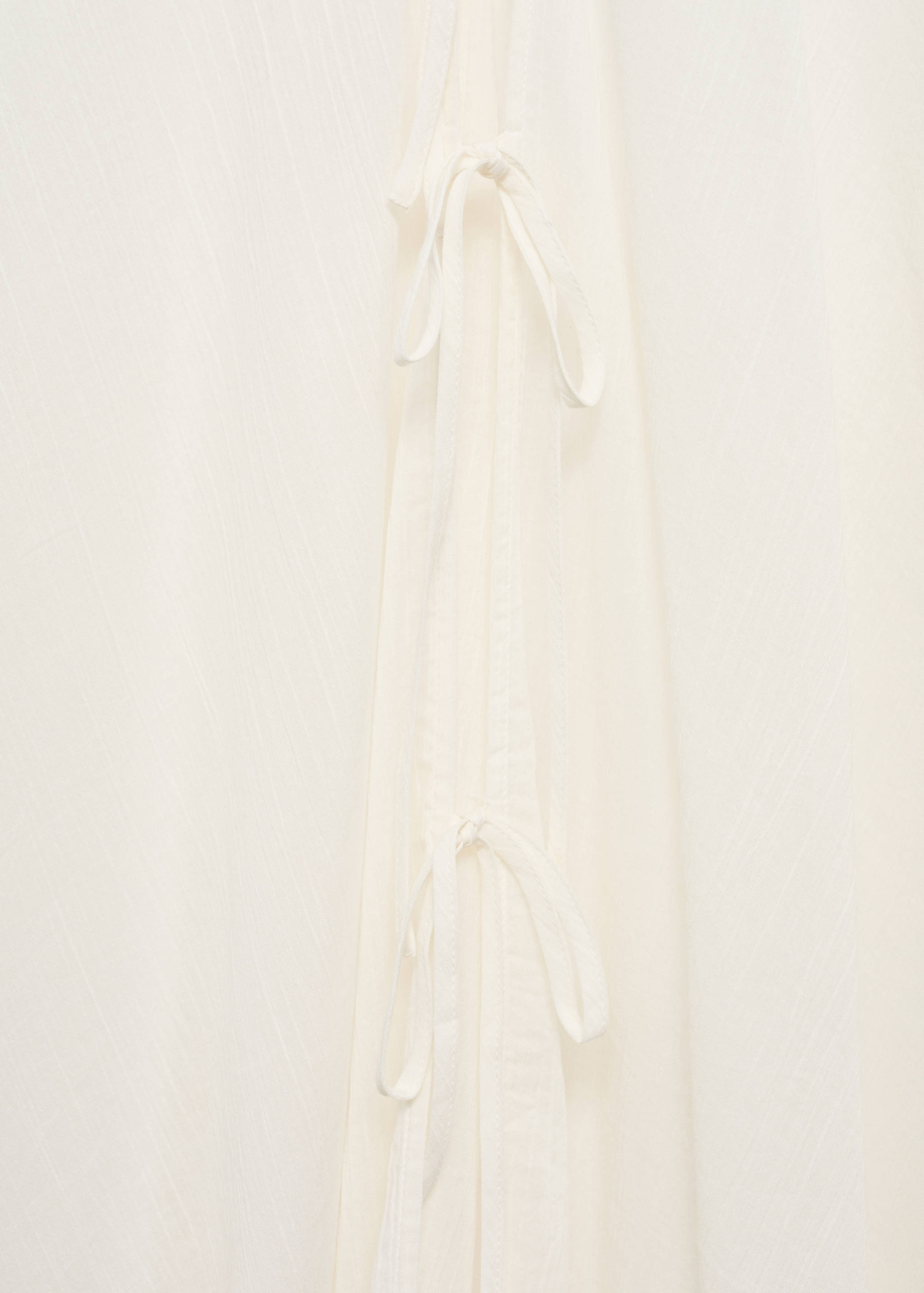 Semi-transparent kaftan with bows - Details of the article 8