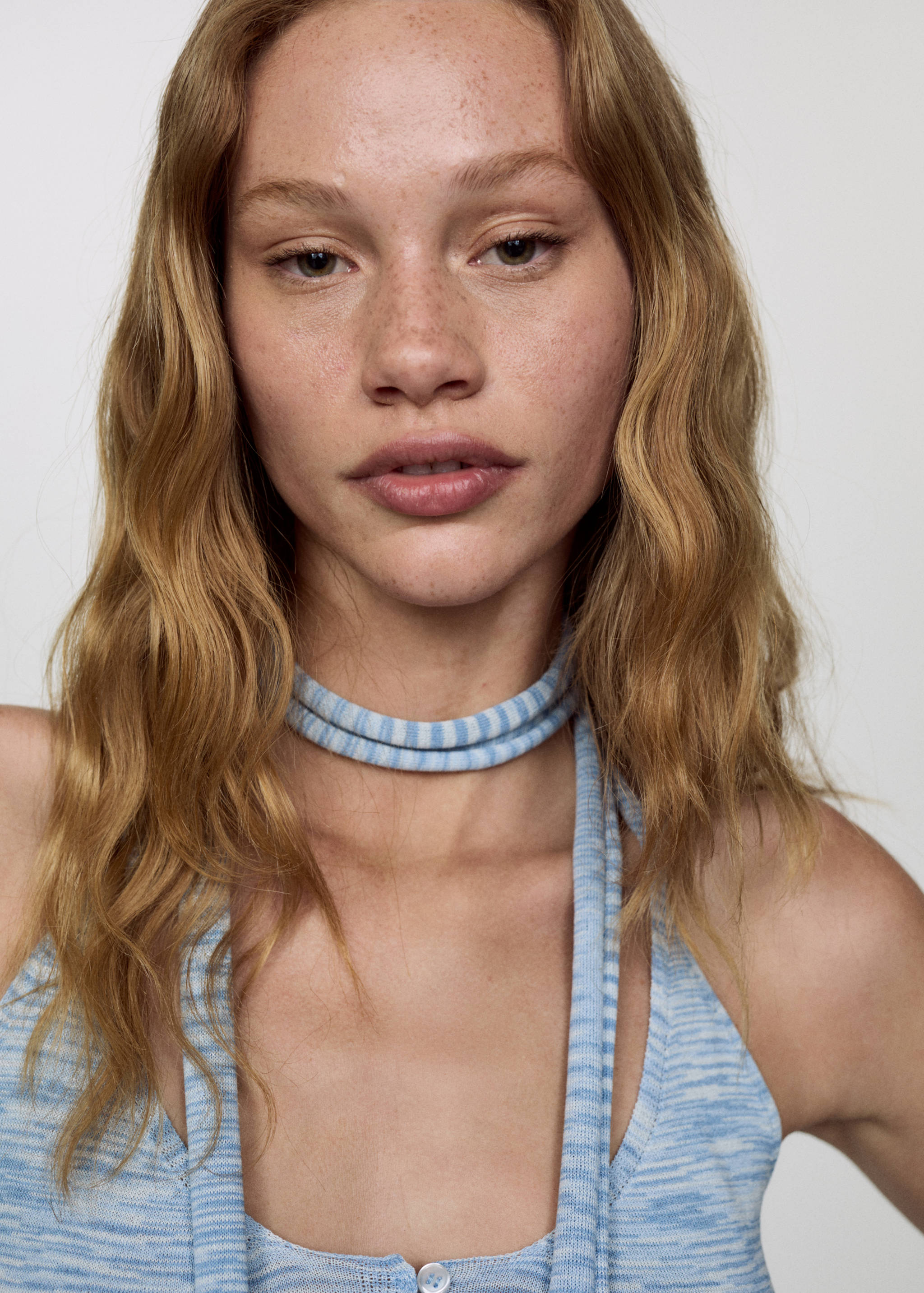 Top emmanchures américaines boutons - Détail de l'article 1