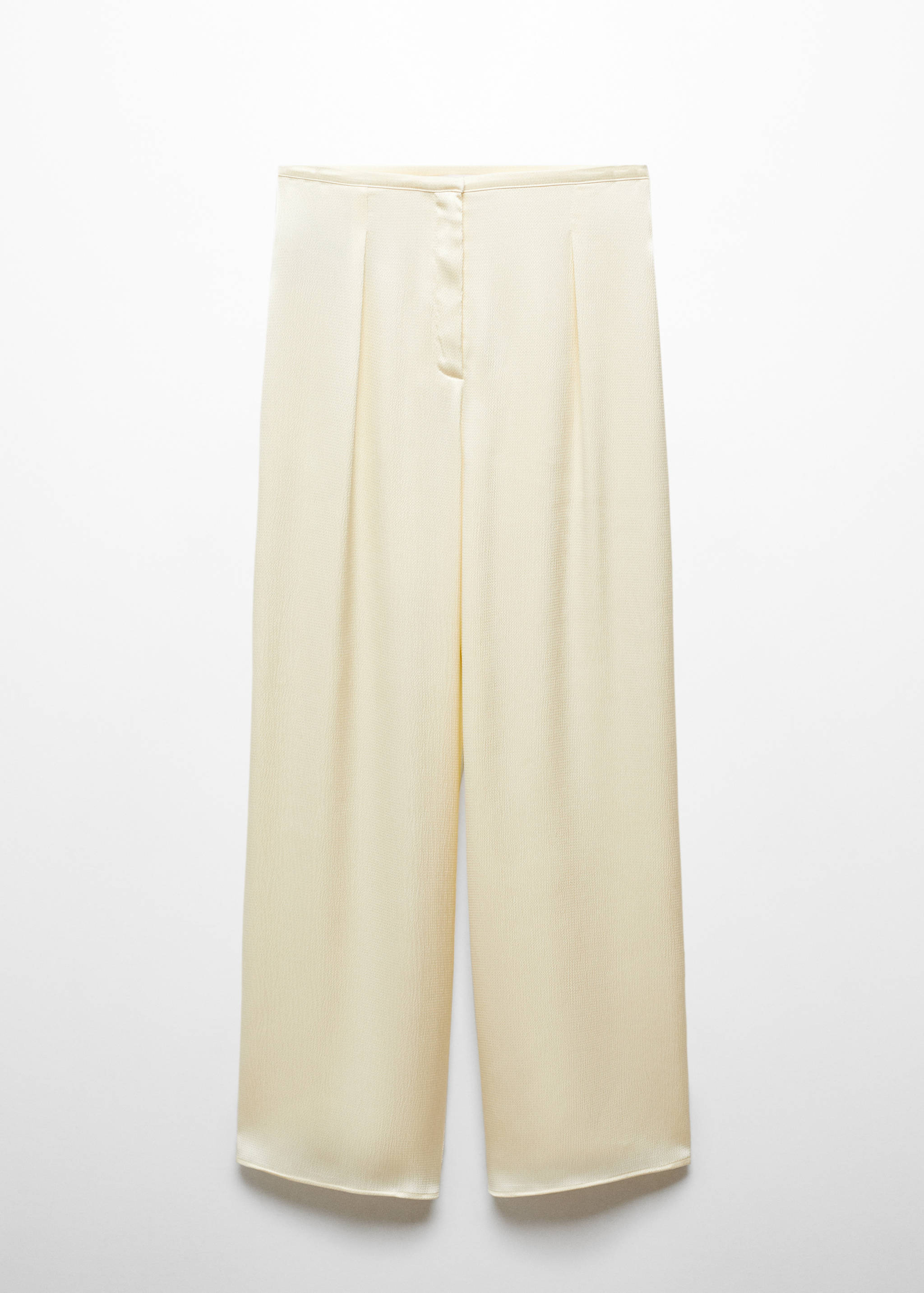 Soepelvallende satijnen broek - Artikel zonder model