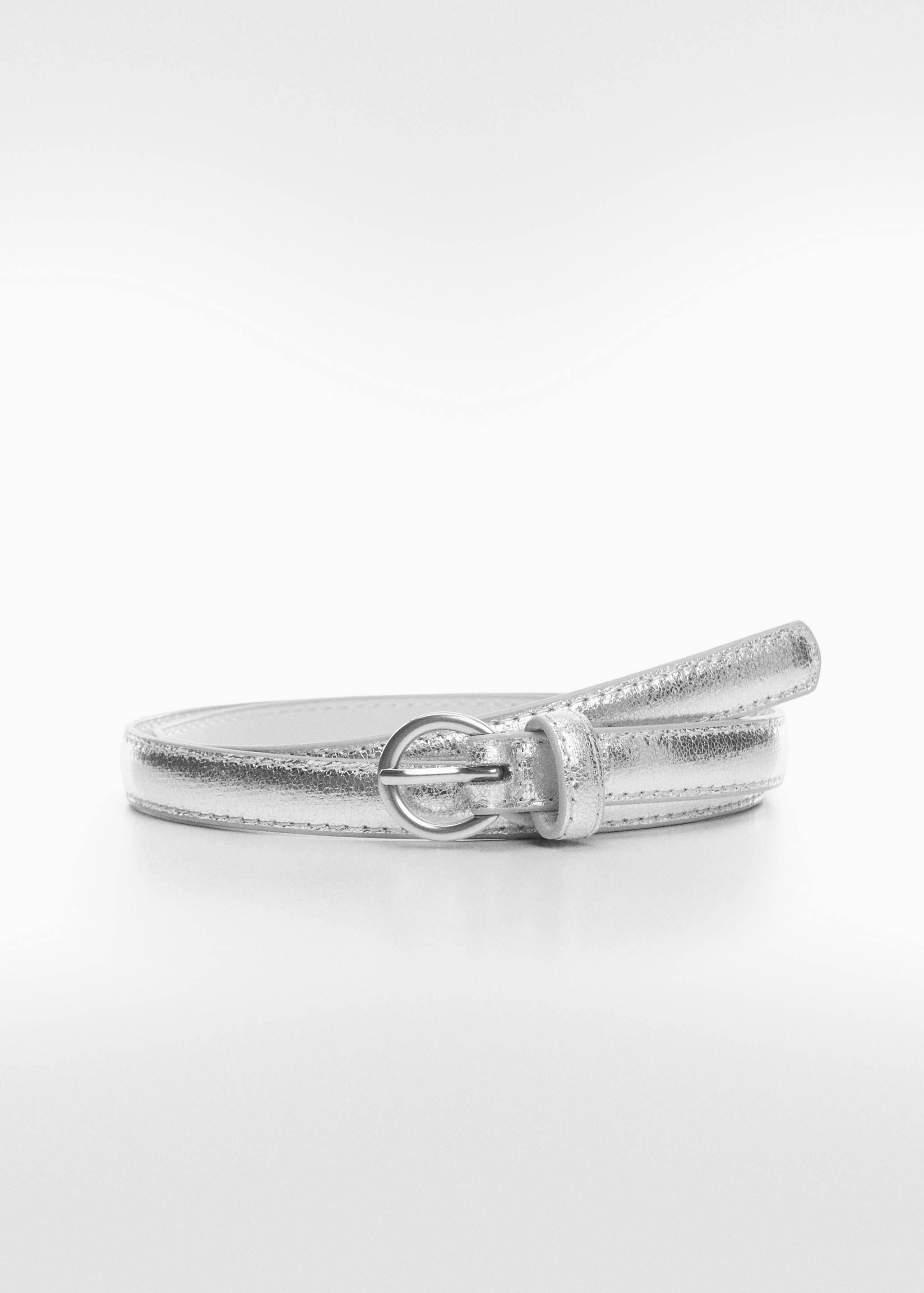 Metallic ceintuur met gesp - Artikel zonder model