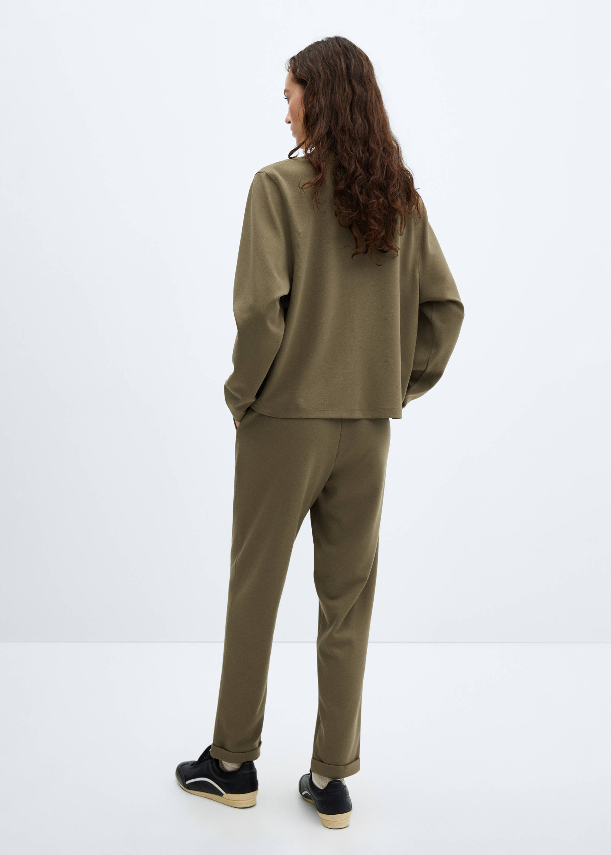 Jogger trousers with seam detail - Reverse of the article