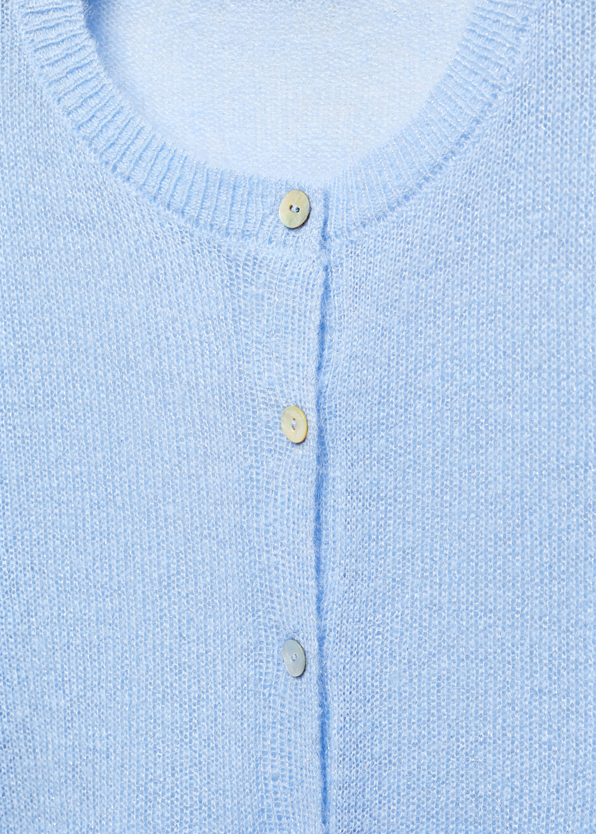 Cardigan with lurex buttons - Details of the article 8