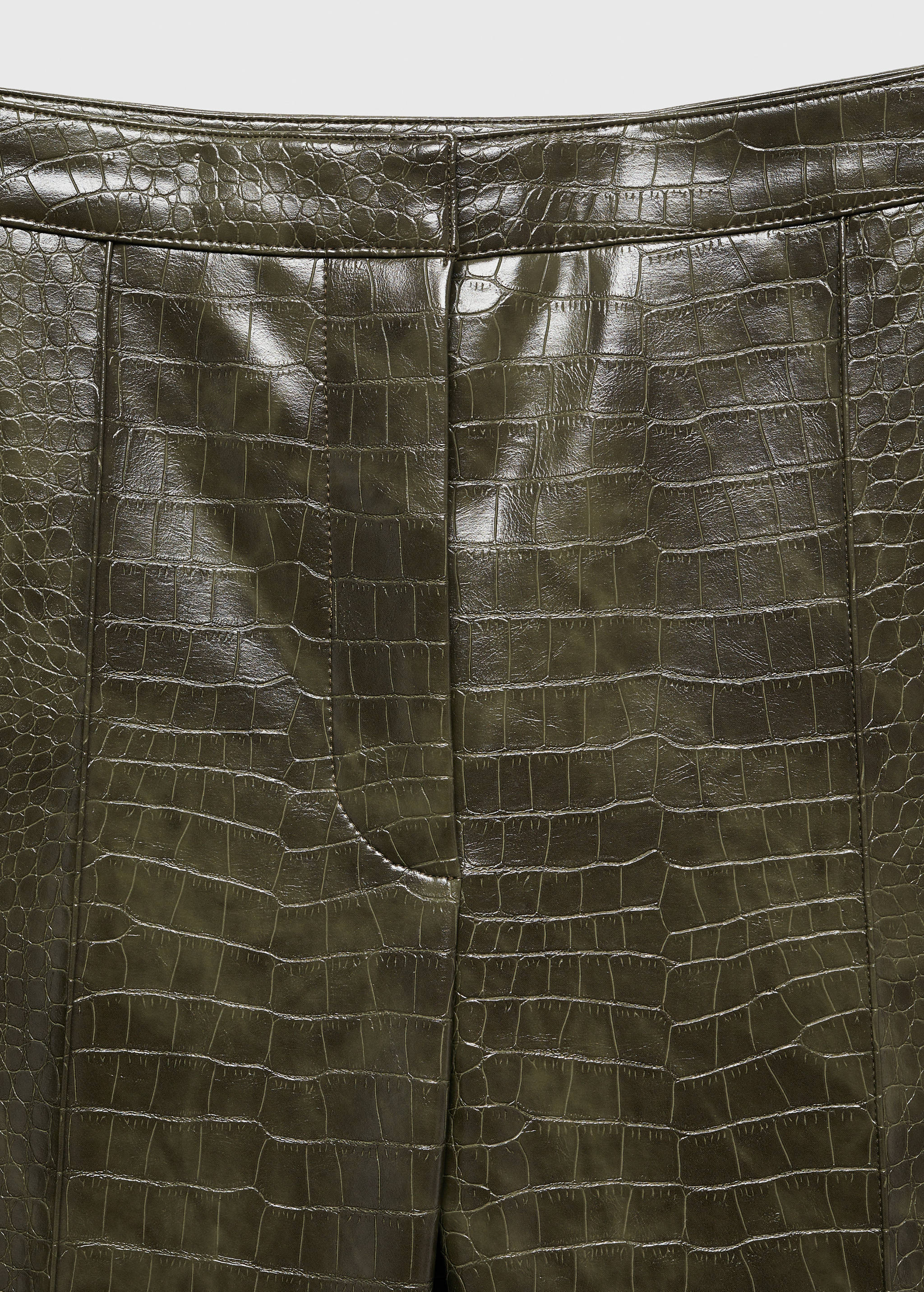 Flared Hose mit Animal-Print-Effekt - Detail des Artikels 8