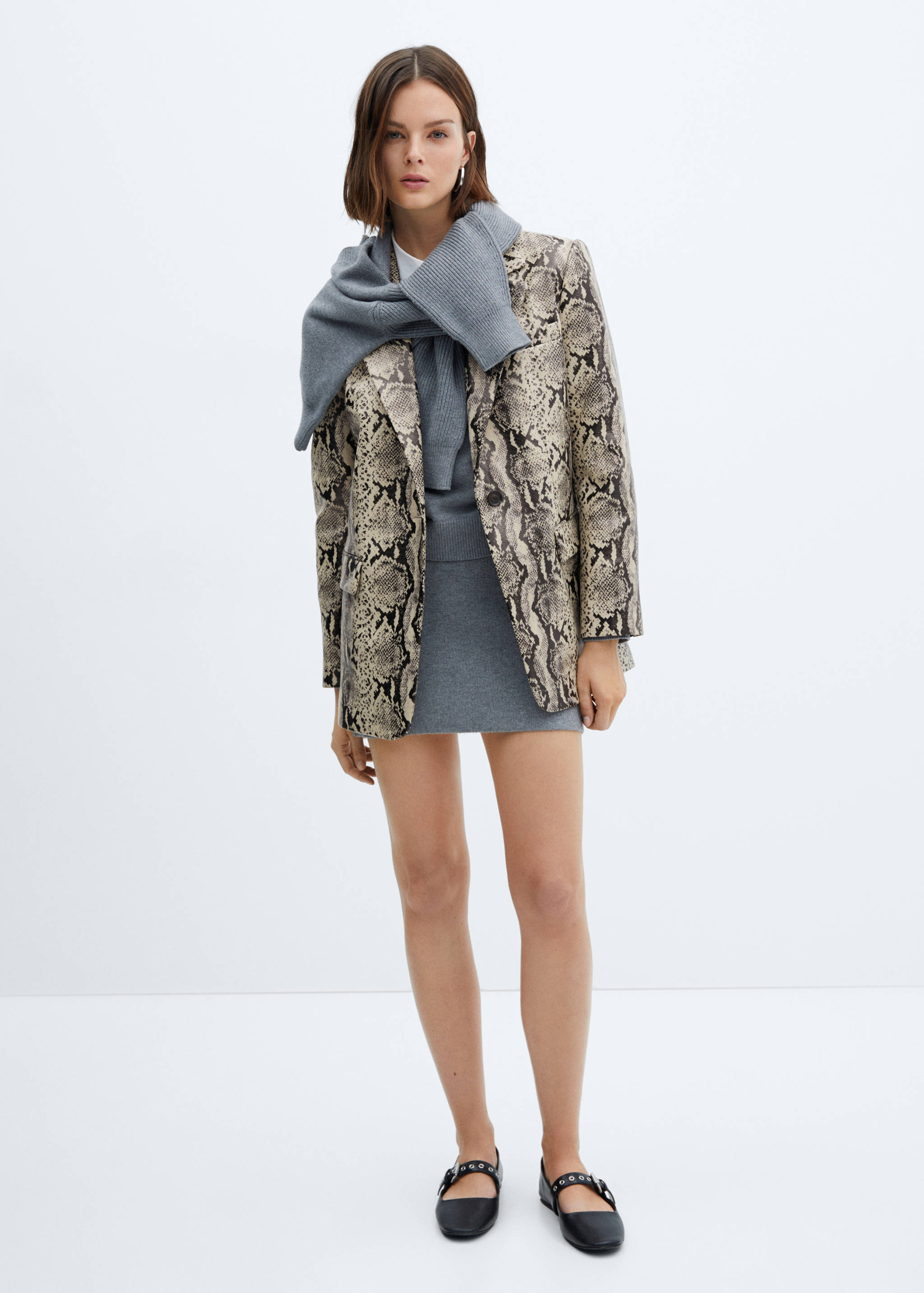 Veste imitation serpent - Plan général