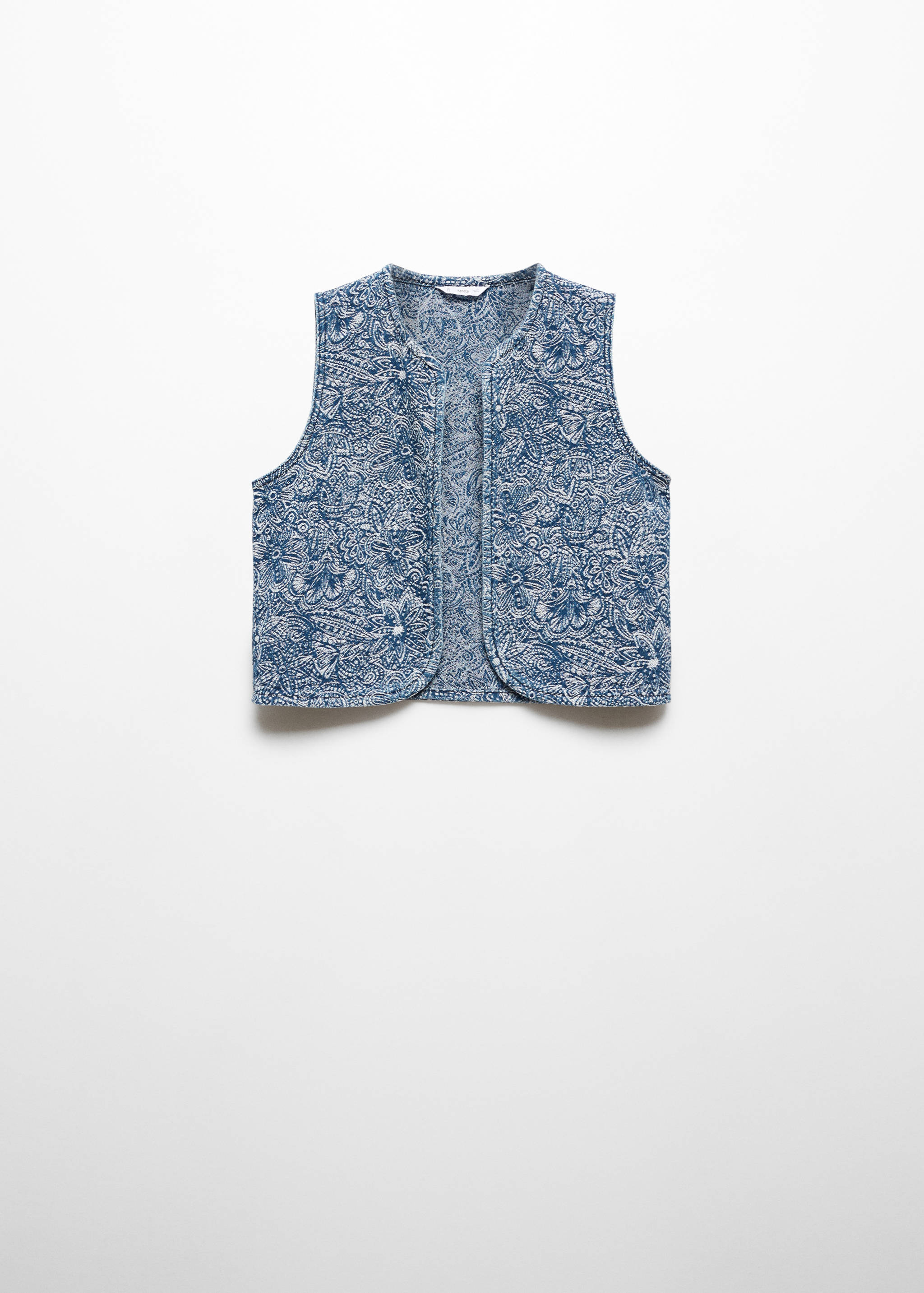 Gilet coton brodé - Article sans modèle