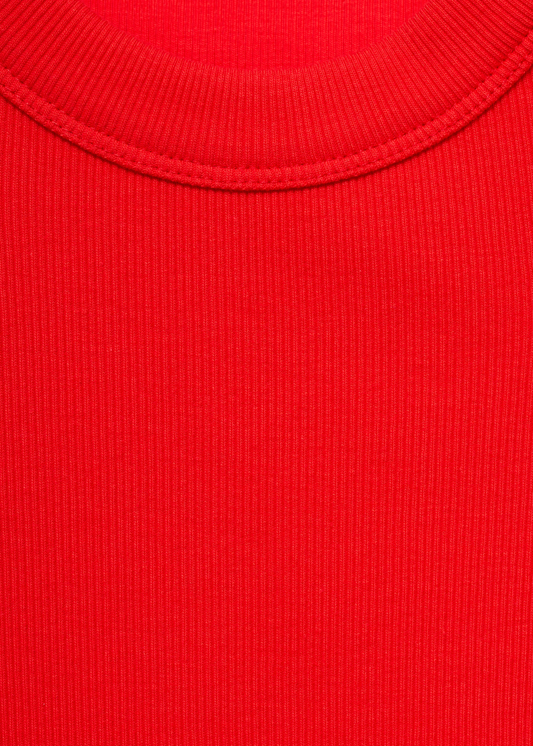Ribbed cotton-blend top - Details of the article 8