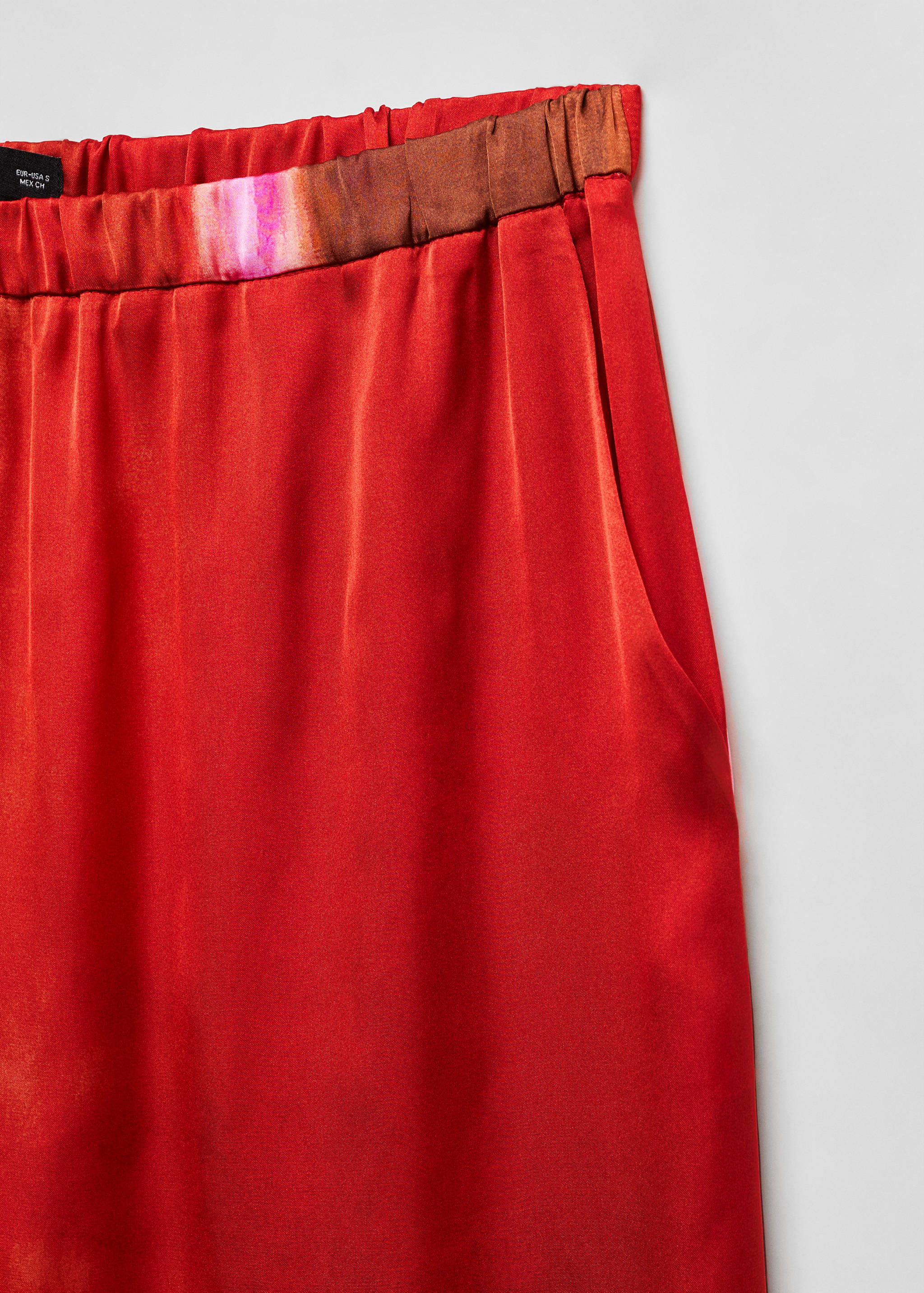 Tie-dye satin pants - Details of the article 8