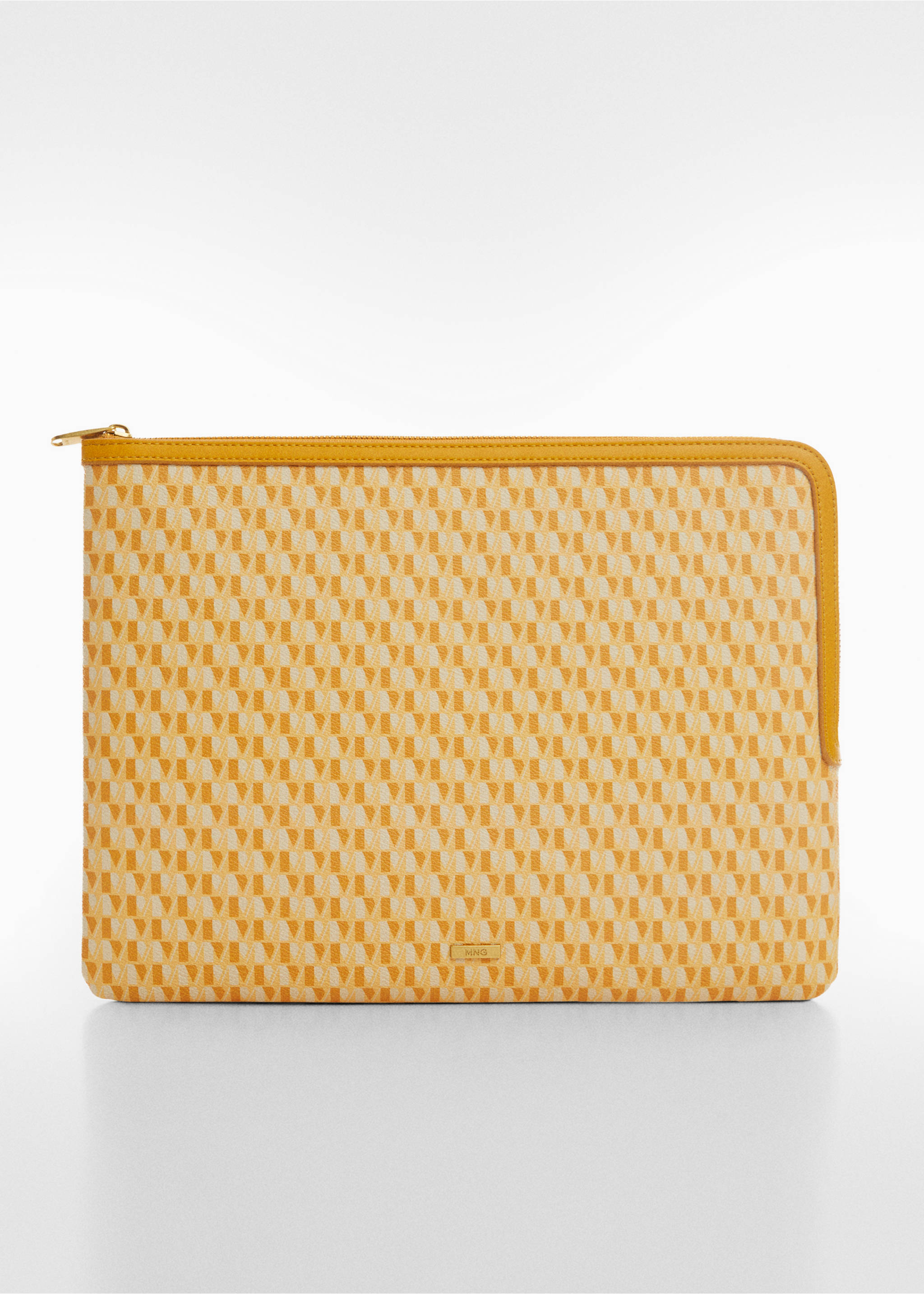 Laptop case with printed logo - Article without model, Yellow. Ref: 67070475-00.