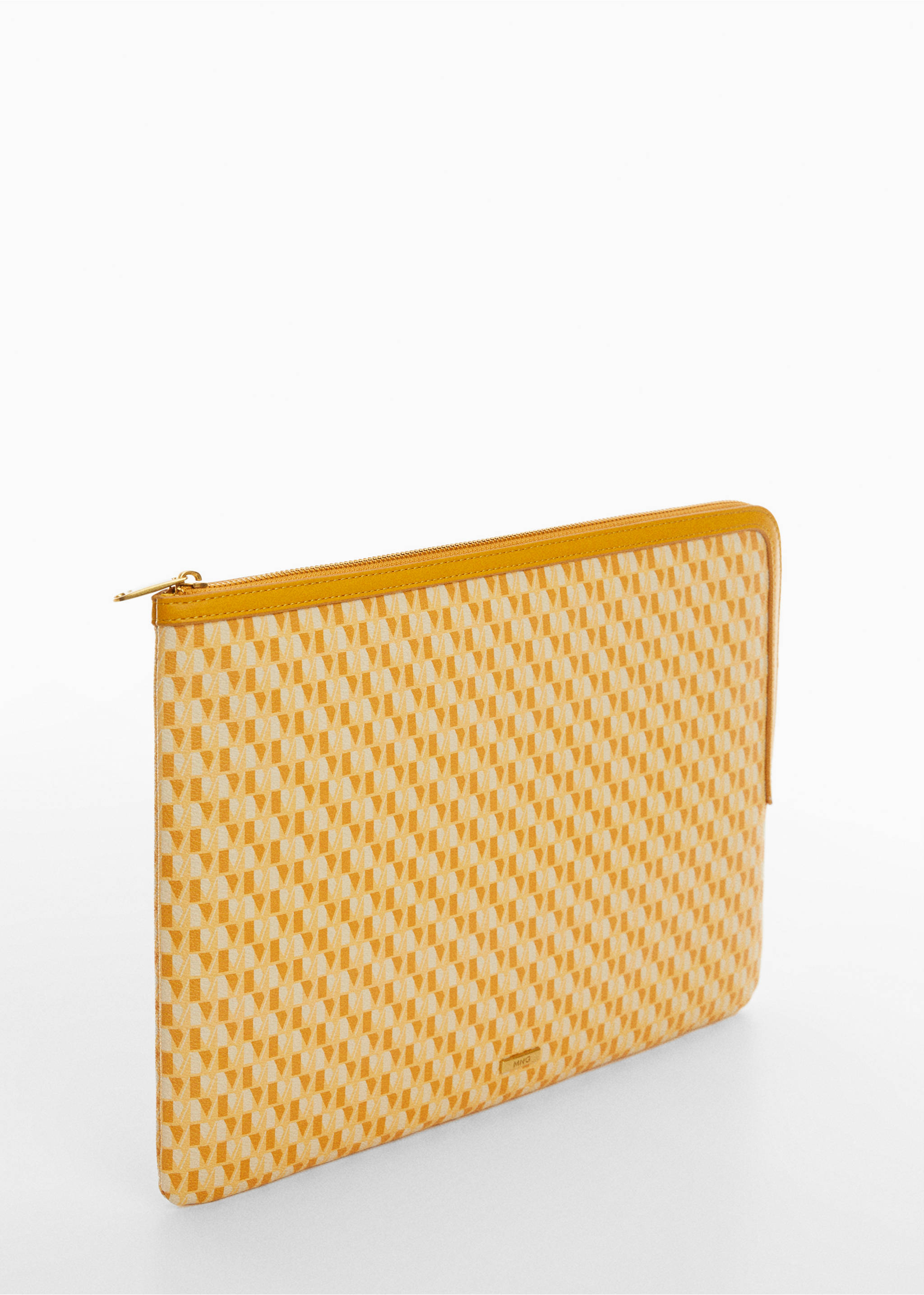 Laptop case with printed logo - Medium plane, Yellow. Ref: 67070475-00.