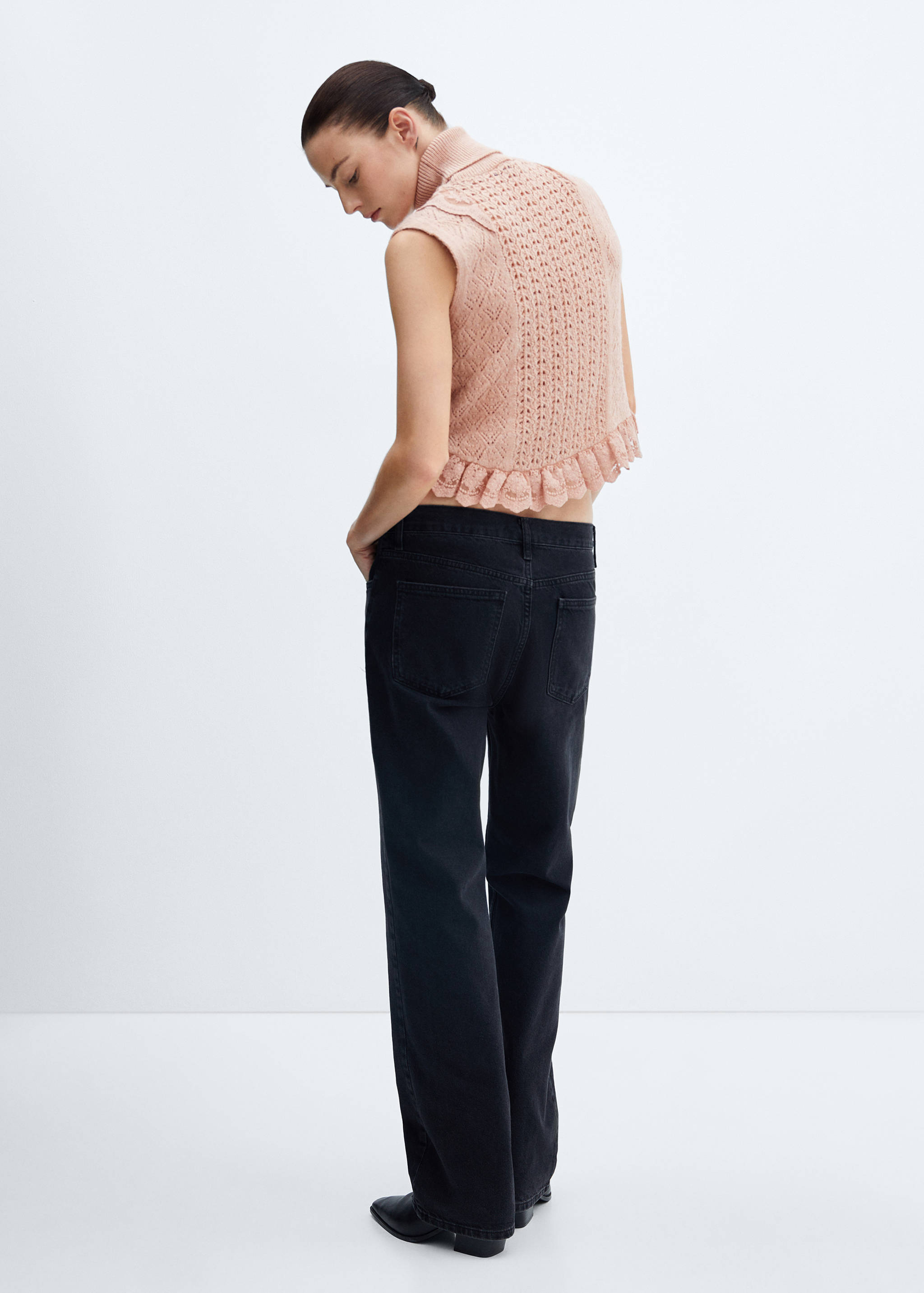 Gilet ajouré volants - Verso de l’article