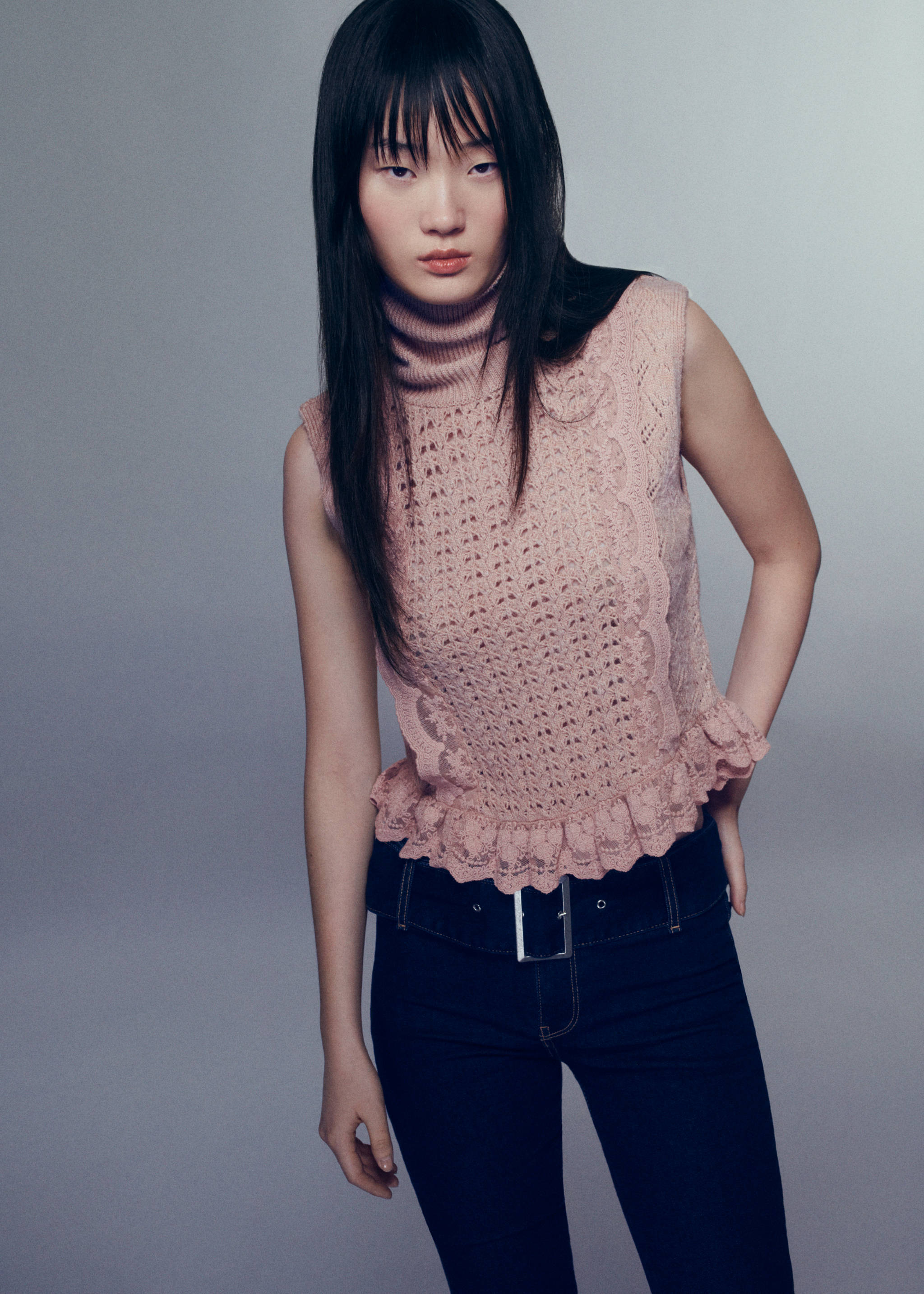 Gilet ajouré volants - Détail de l'article 6